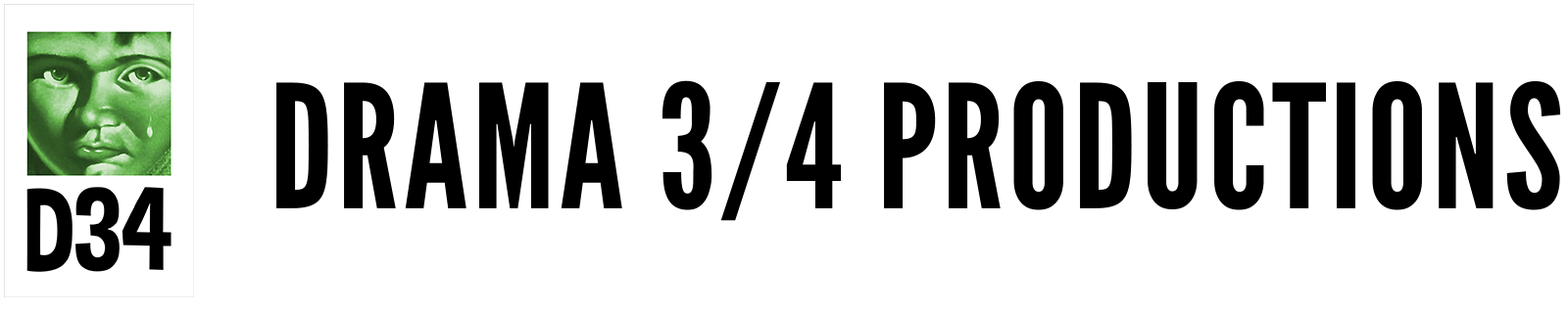 Drama 3/4 Productions Logo