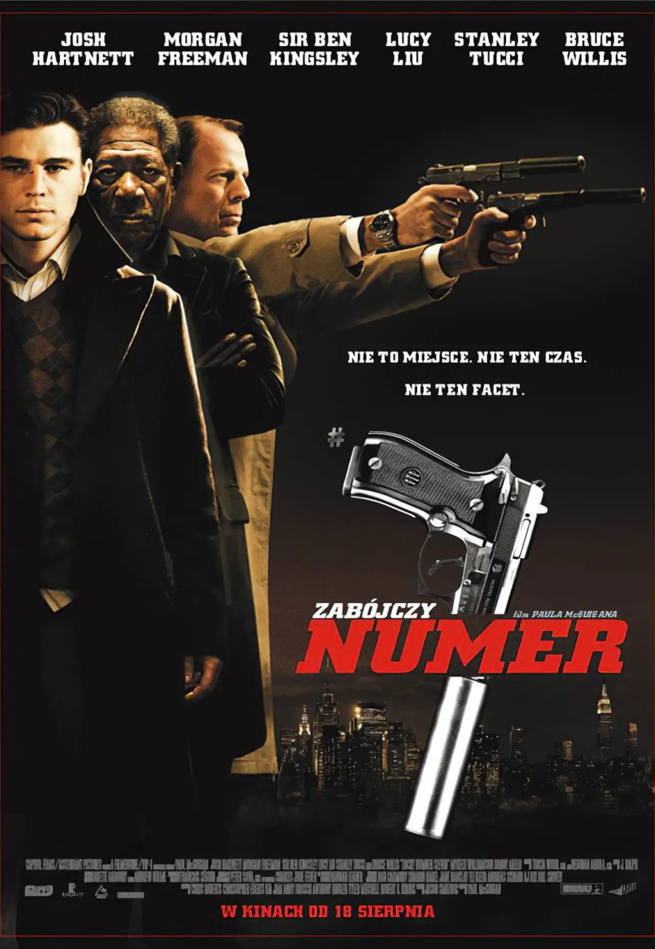 Plakat filmowy "Zabójczy numer"