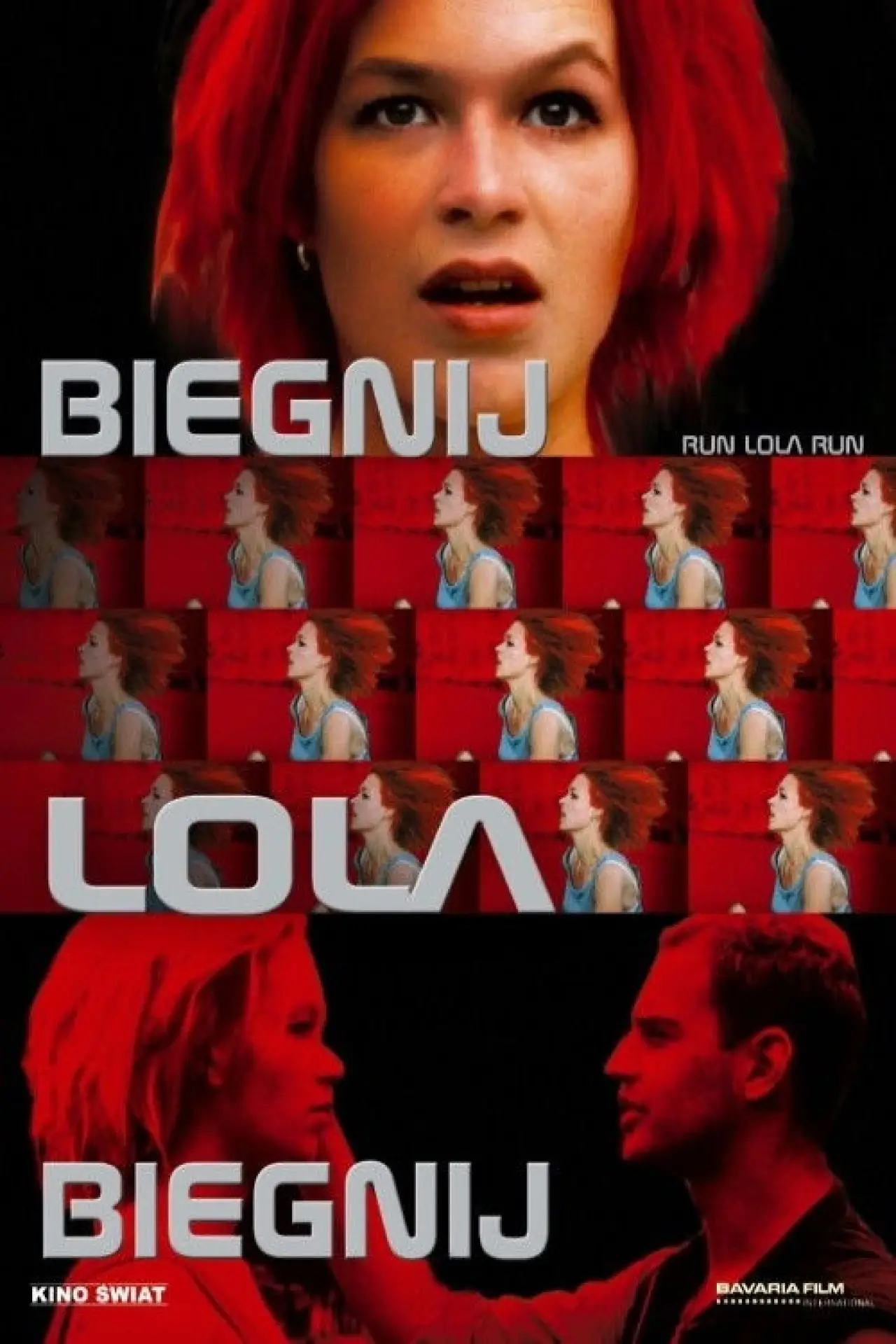 Plakat filmowy "Biegnij Lola, biegnij"