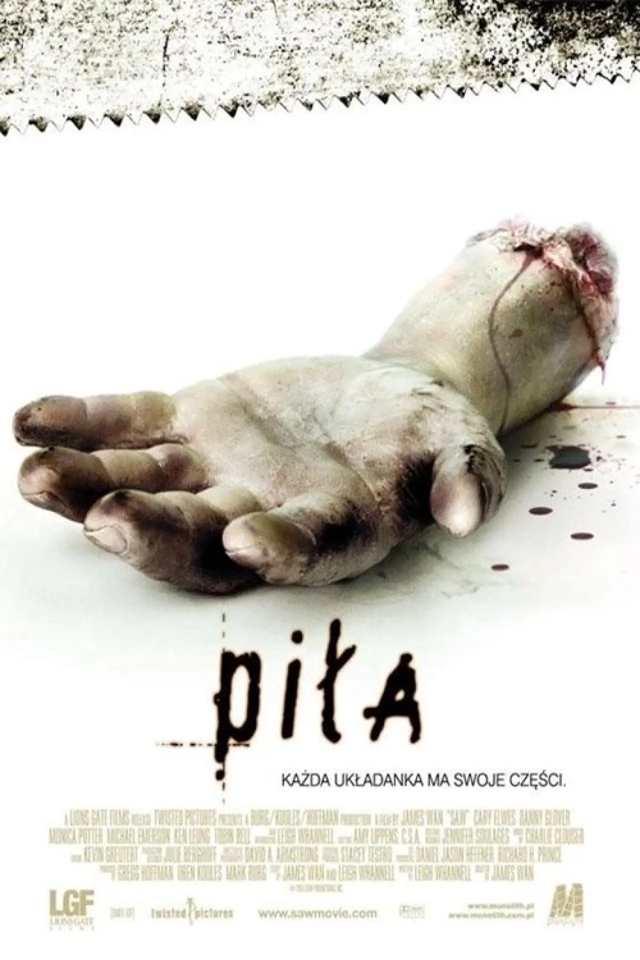 Plakat filmowy "Piła"
