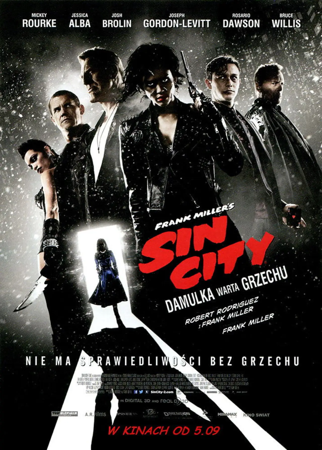 Plakat filmowy "Sin City: Damulka warta grzechu"