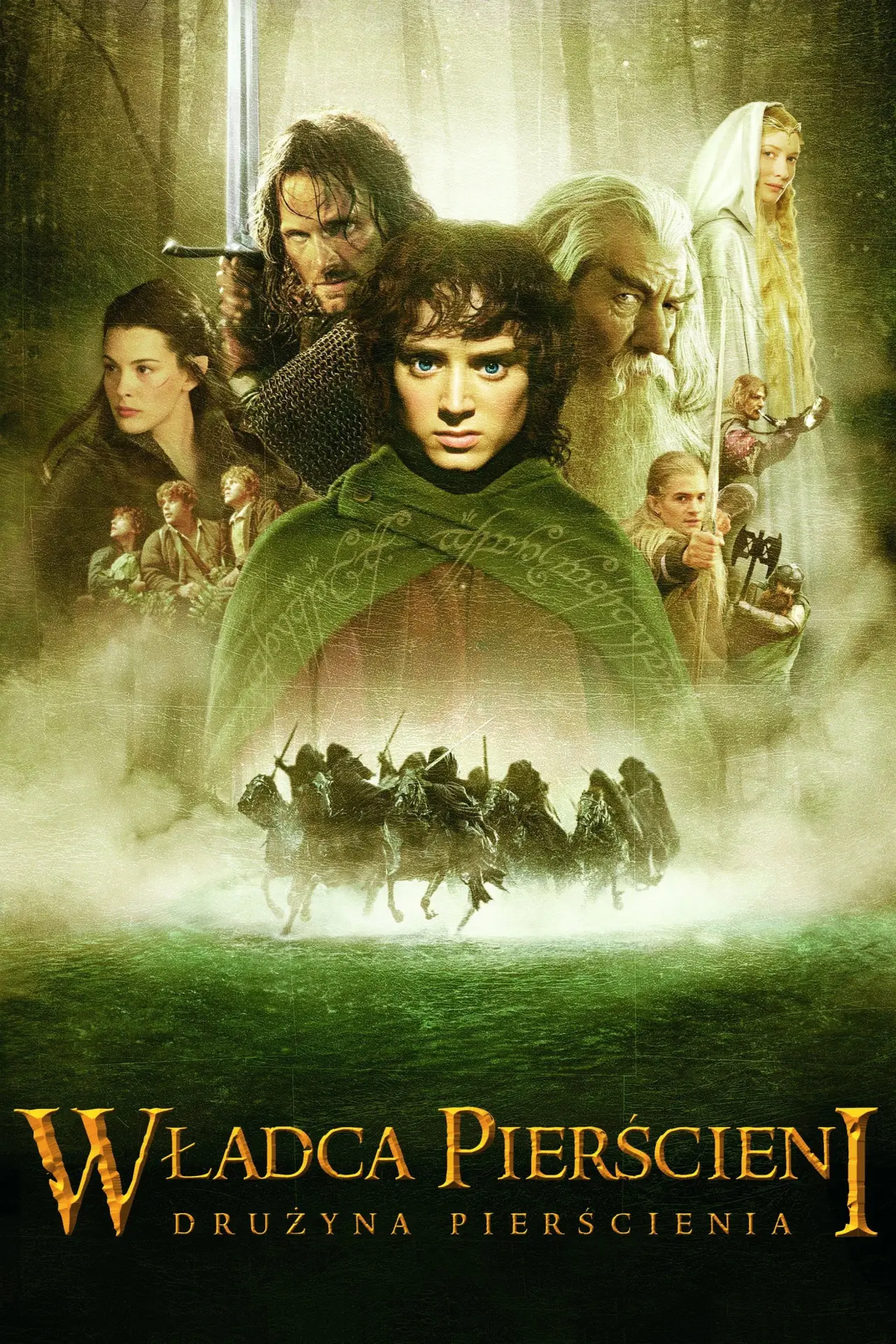 Plakat filmowy "Władca Pierścieni: Drużyna Pierścienia"