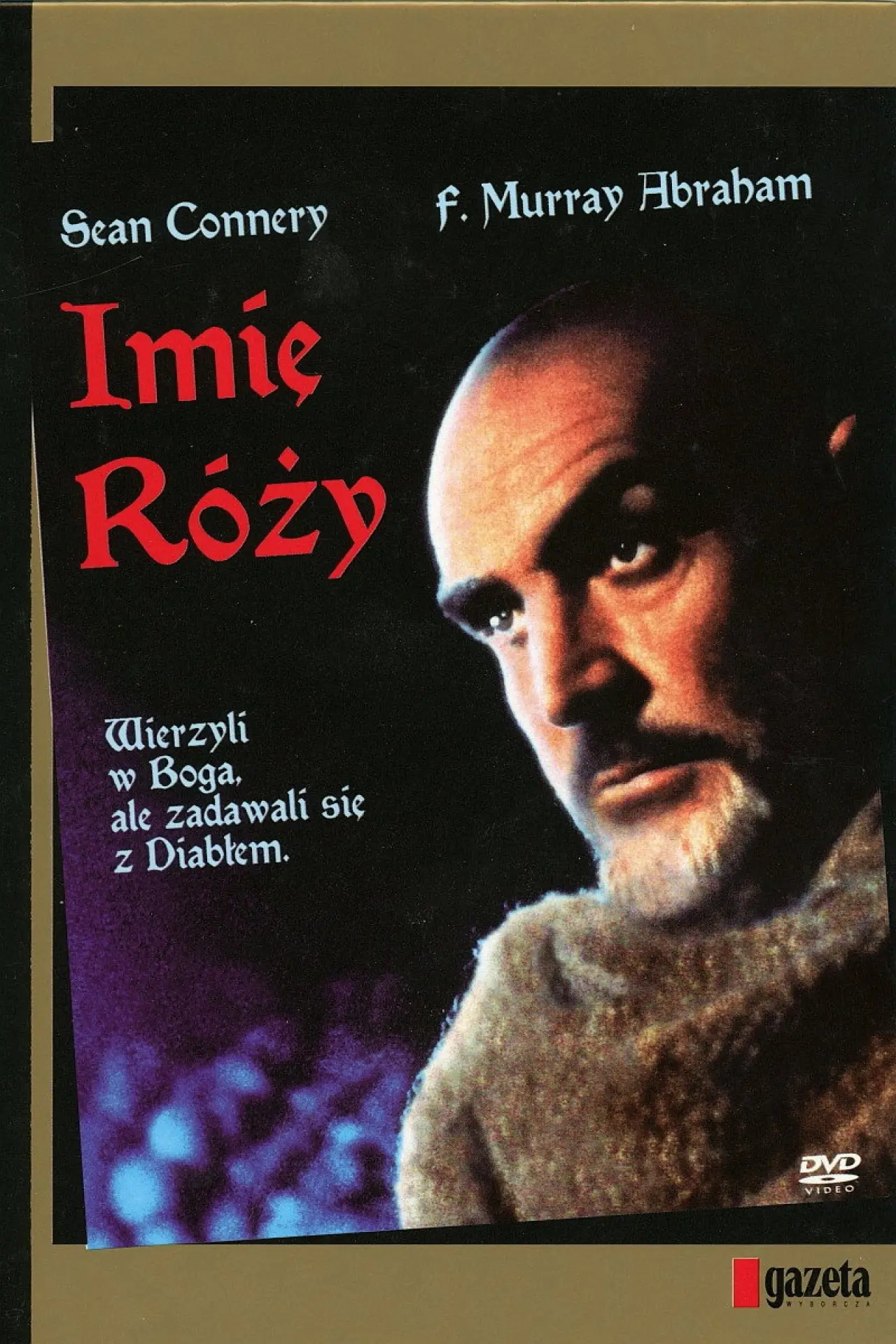 Plakat filmowy "Imię róży"