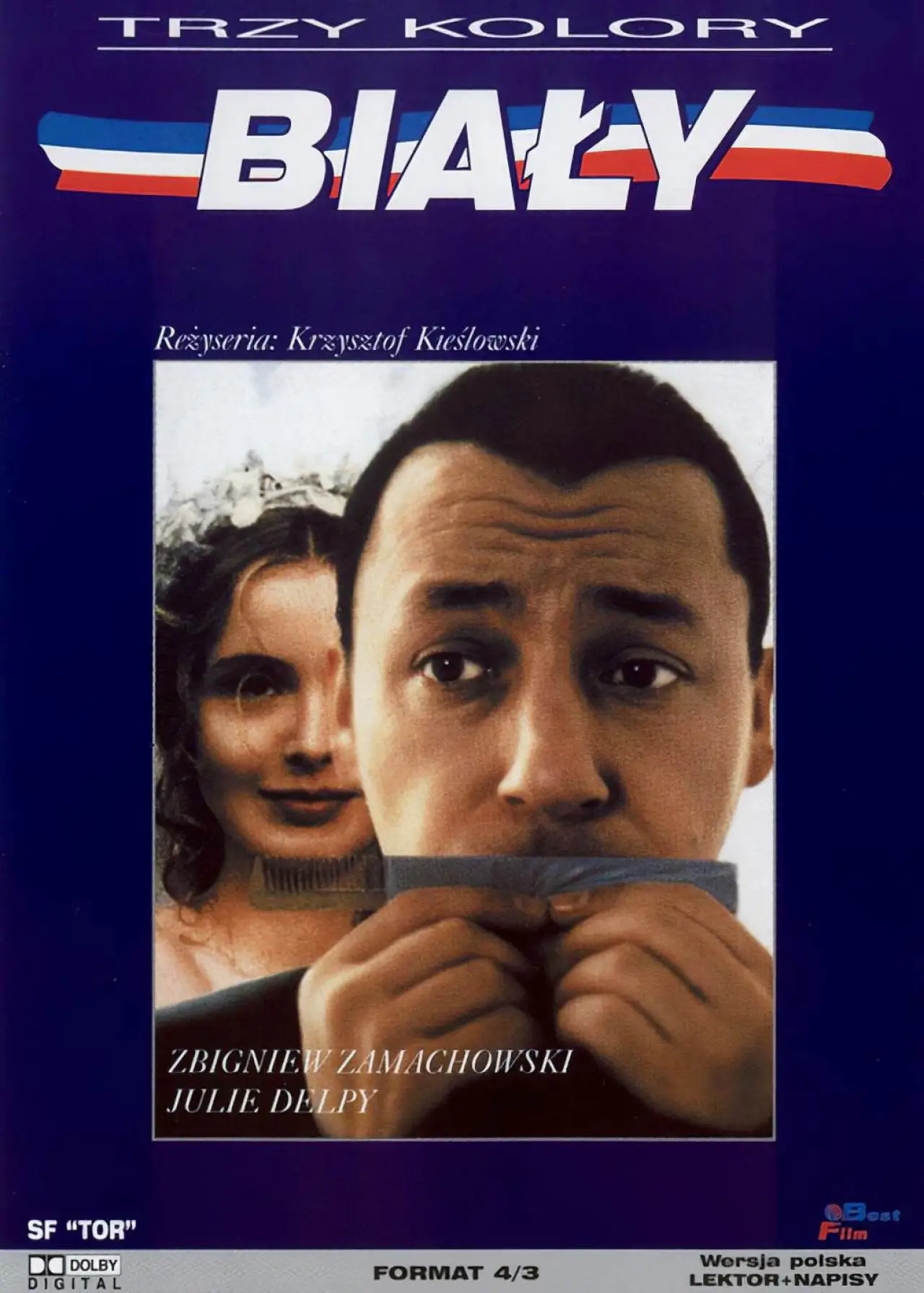 Plakat filmowy "Trzy kolory: Biały"