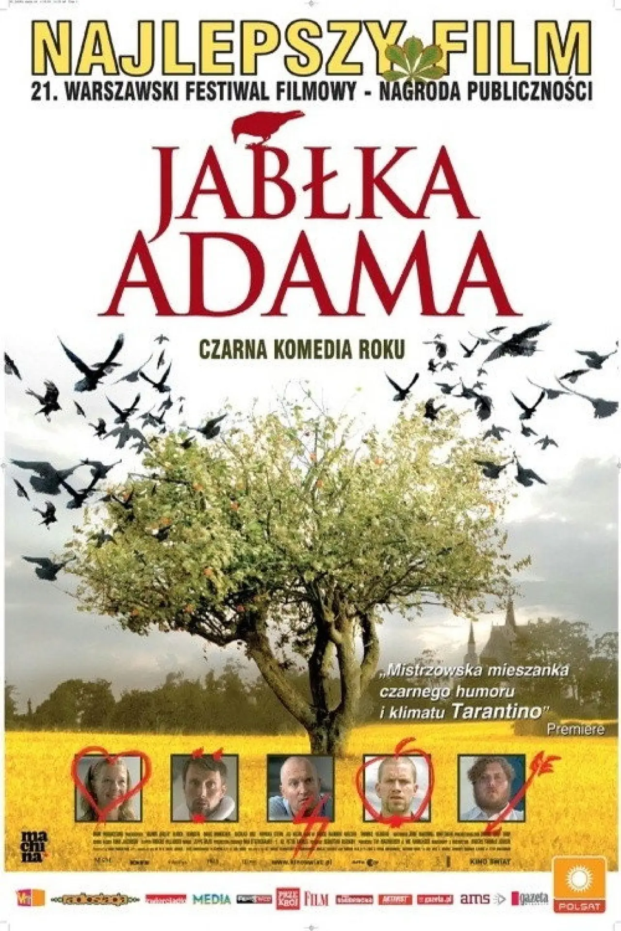 Plakat filmowy "Jabłka Adama"