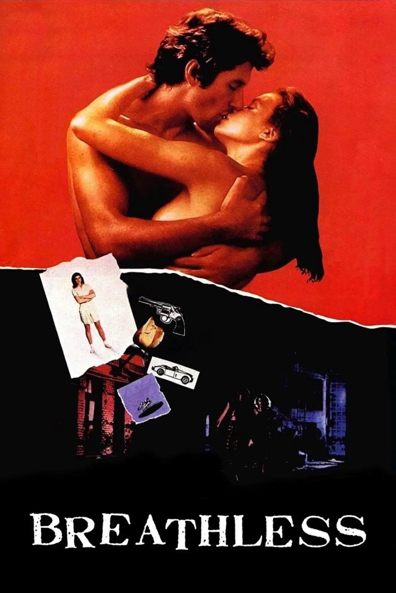 Plakat filmowy "Do utraty tchu"