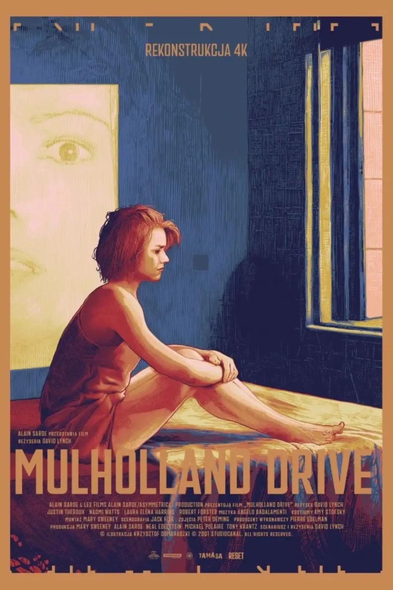 Plakat filmowy "Mulholland Drive"