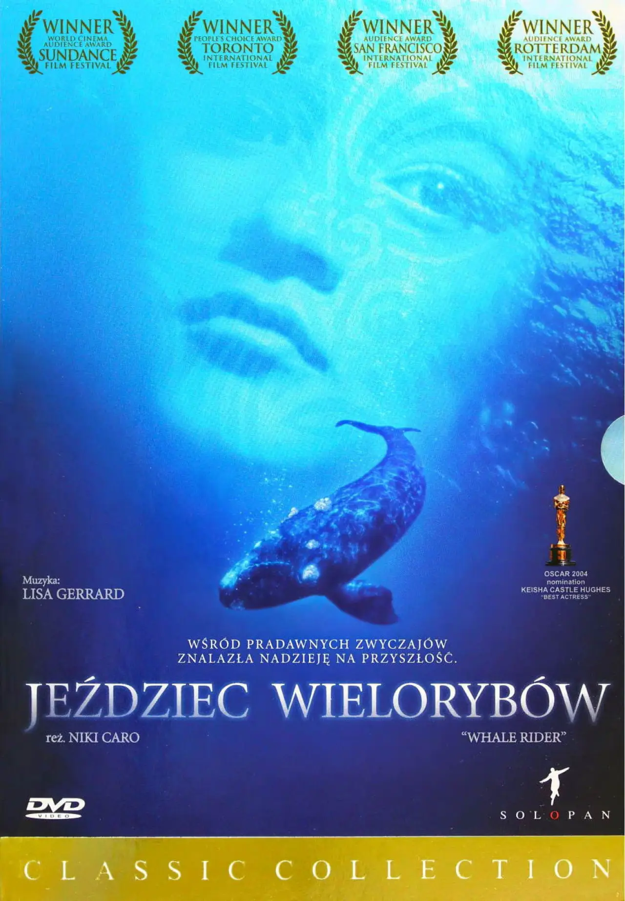Plakat filmowy "Jeździec wielorybów"