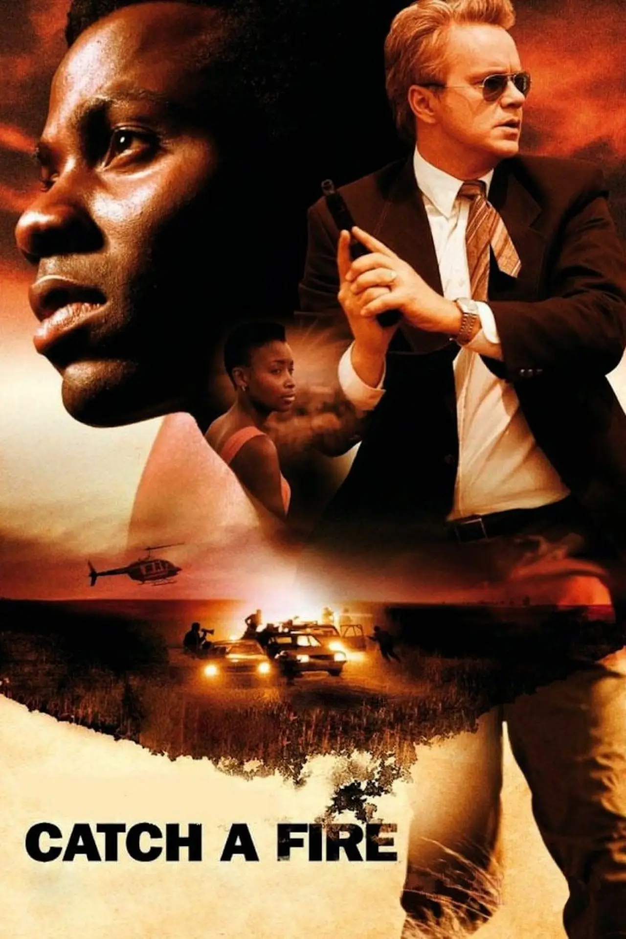 Plakat filmowy "Rozpalić ogień"