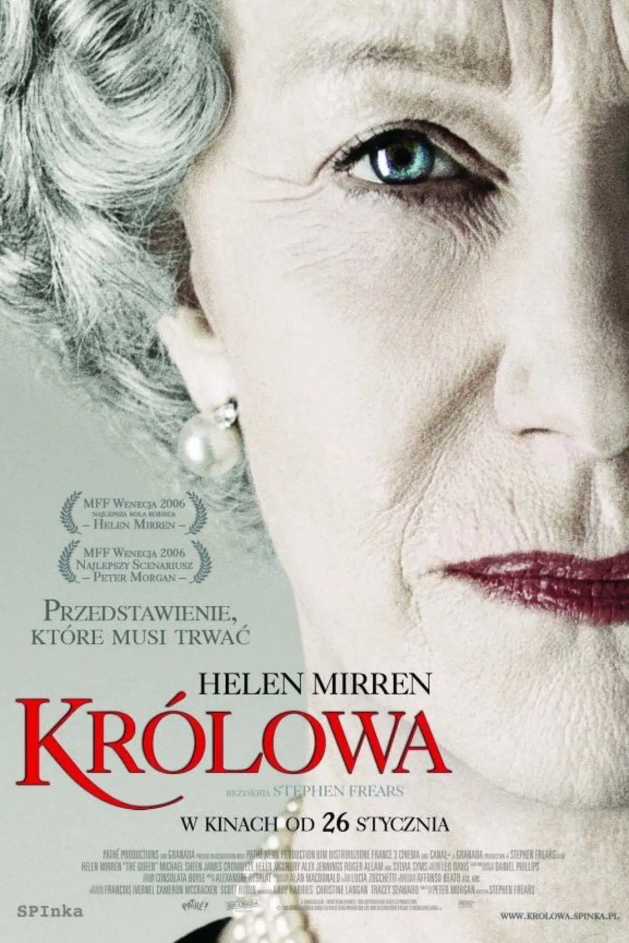 Plakat filmowy "Królowa"