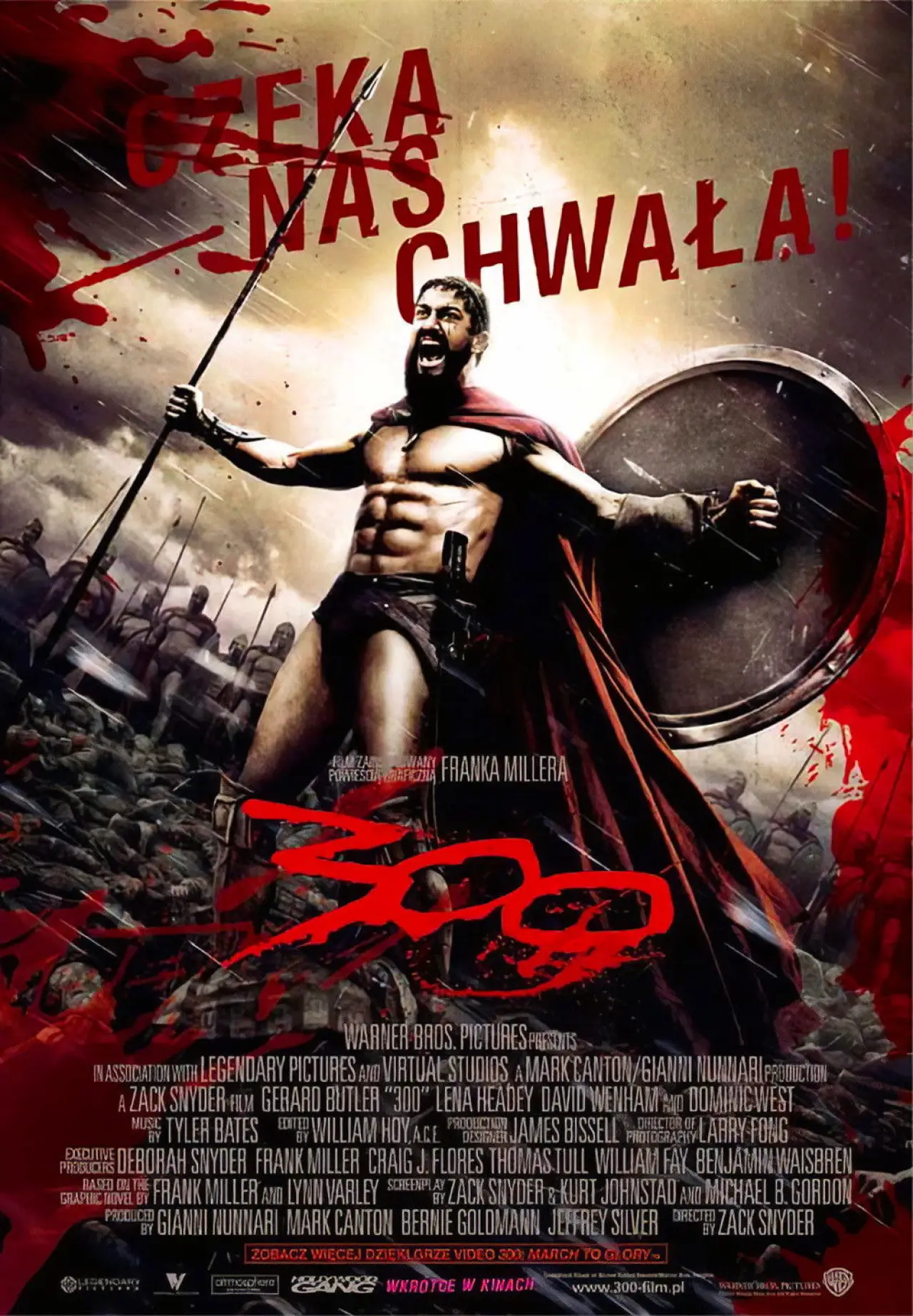 Plakat filmowy "300"