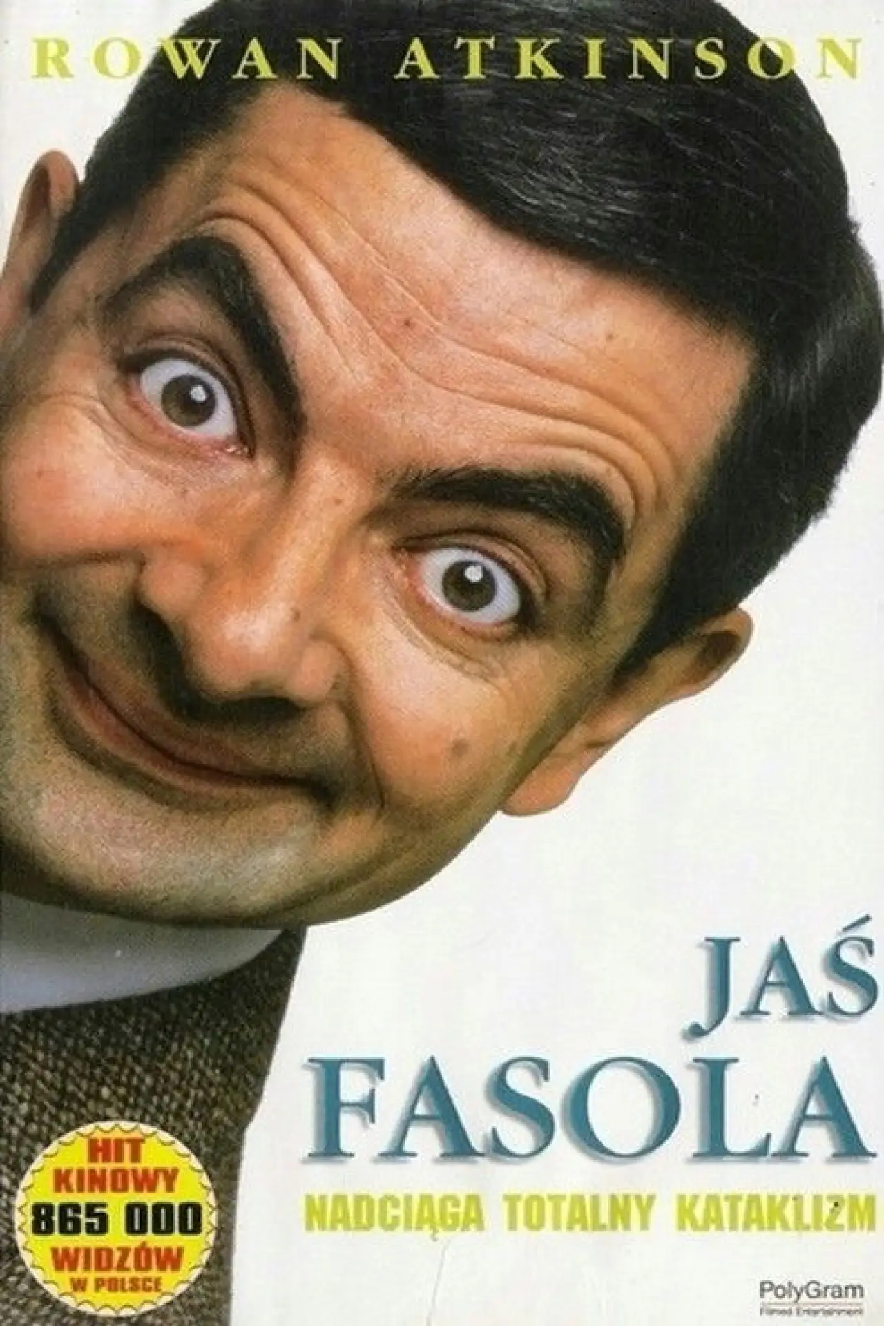 Plakat filmowy "Jaś Fasola: Nadciąga totalny kataklizm"