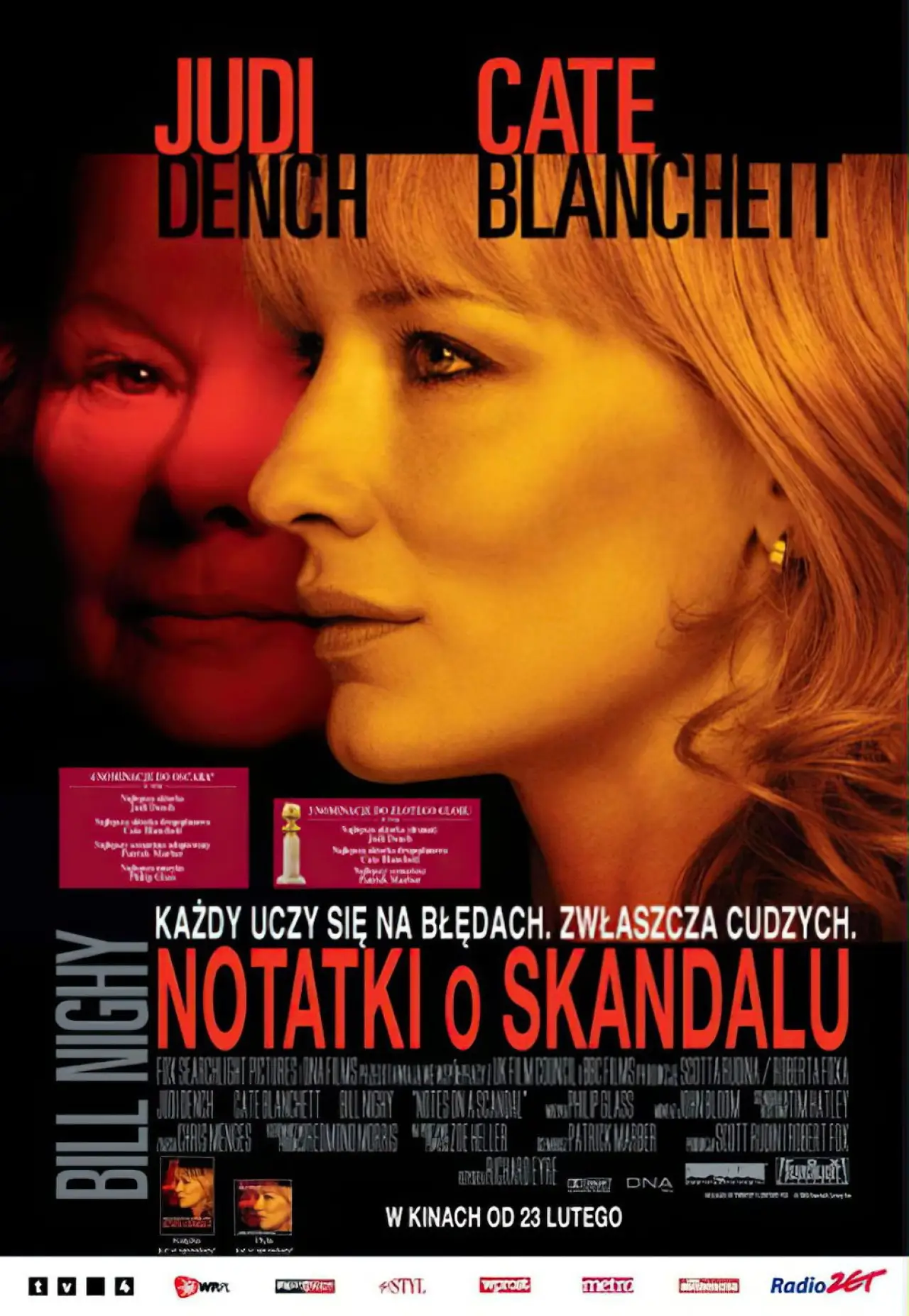 Plakat filmowy "Notatki o skandalu"