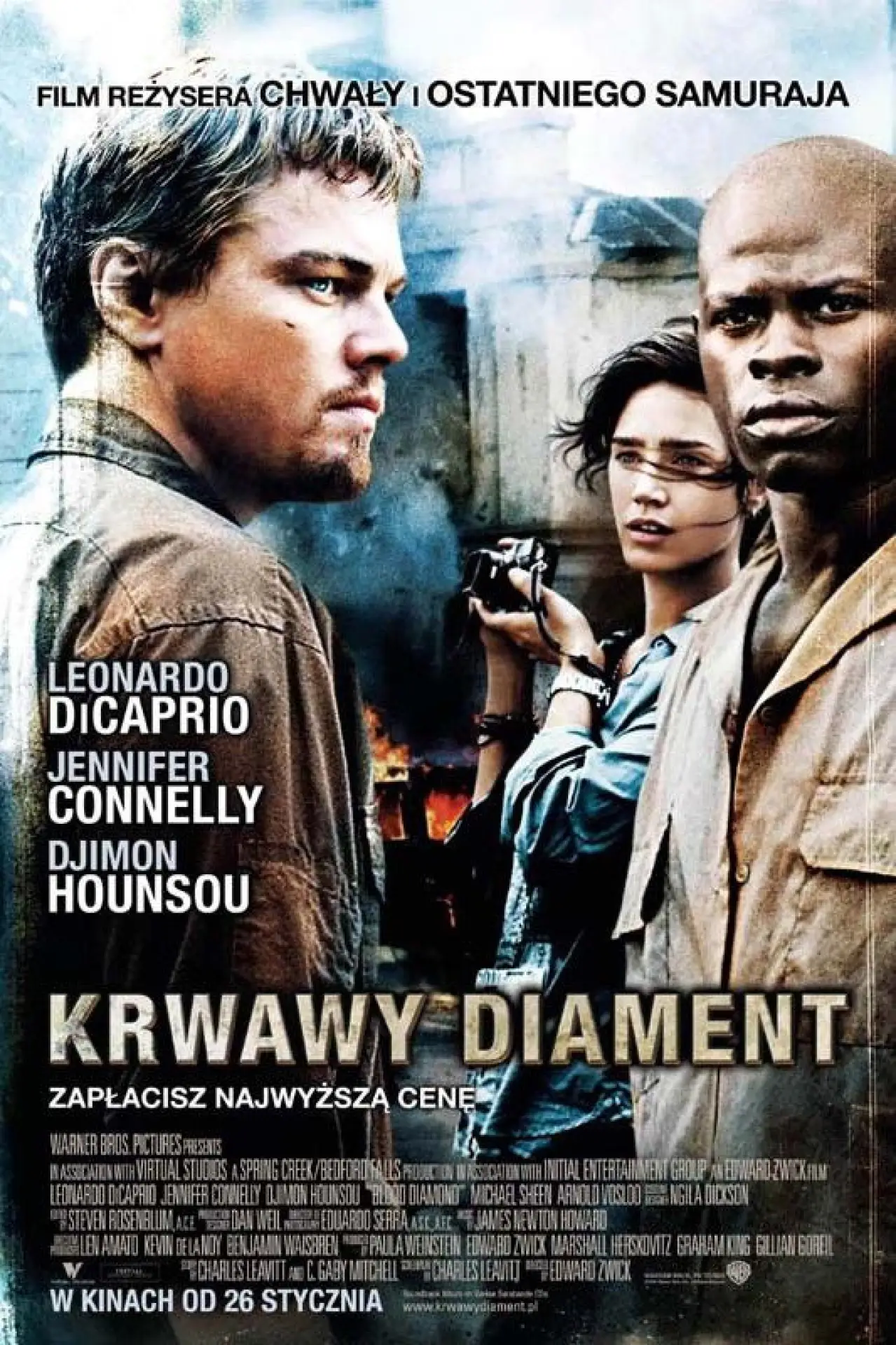 Plakat filmowy "Krwawy diament"