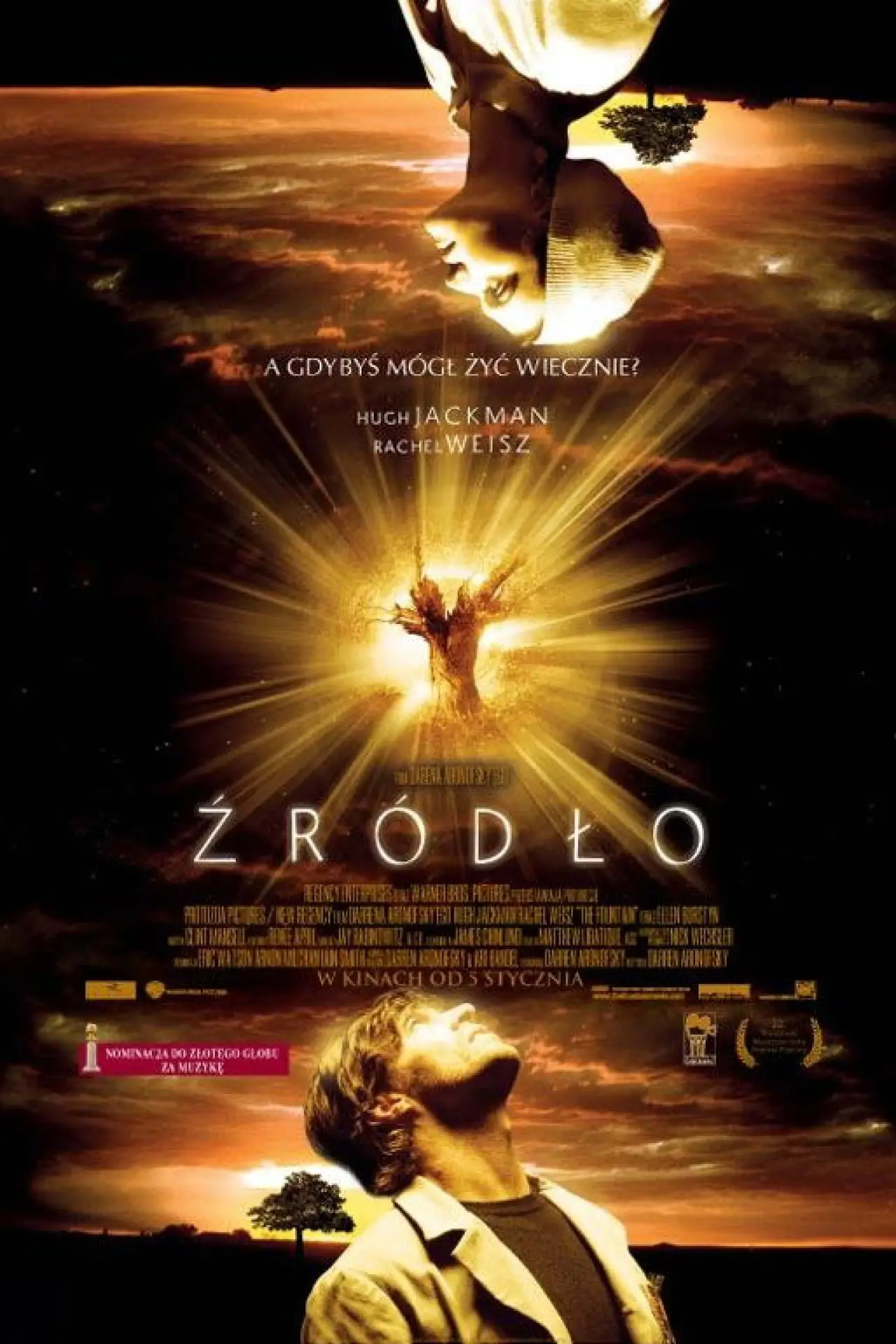 Plakat filmowy "Źródło"