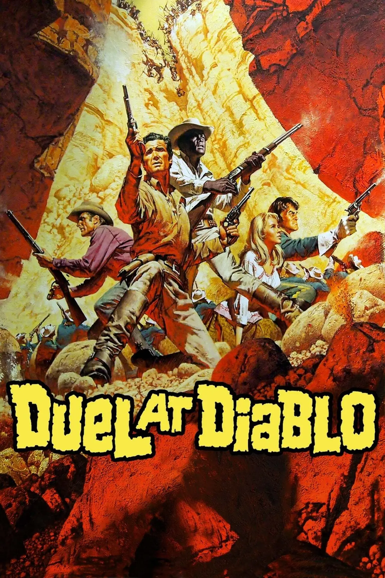 Plakat filmowy "Pojedynek w Diablo"