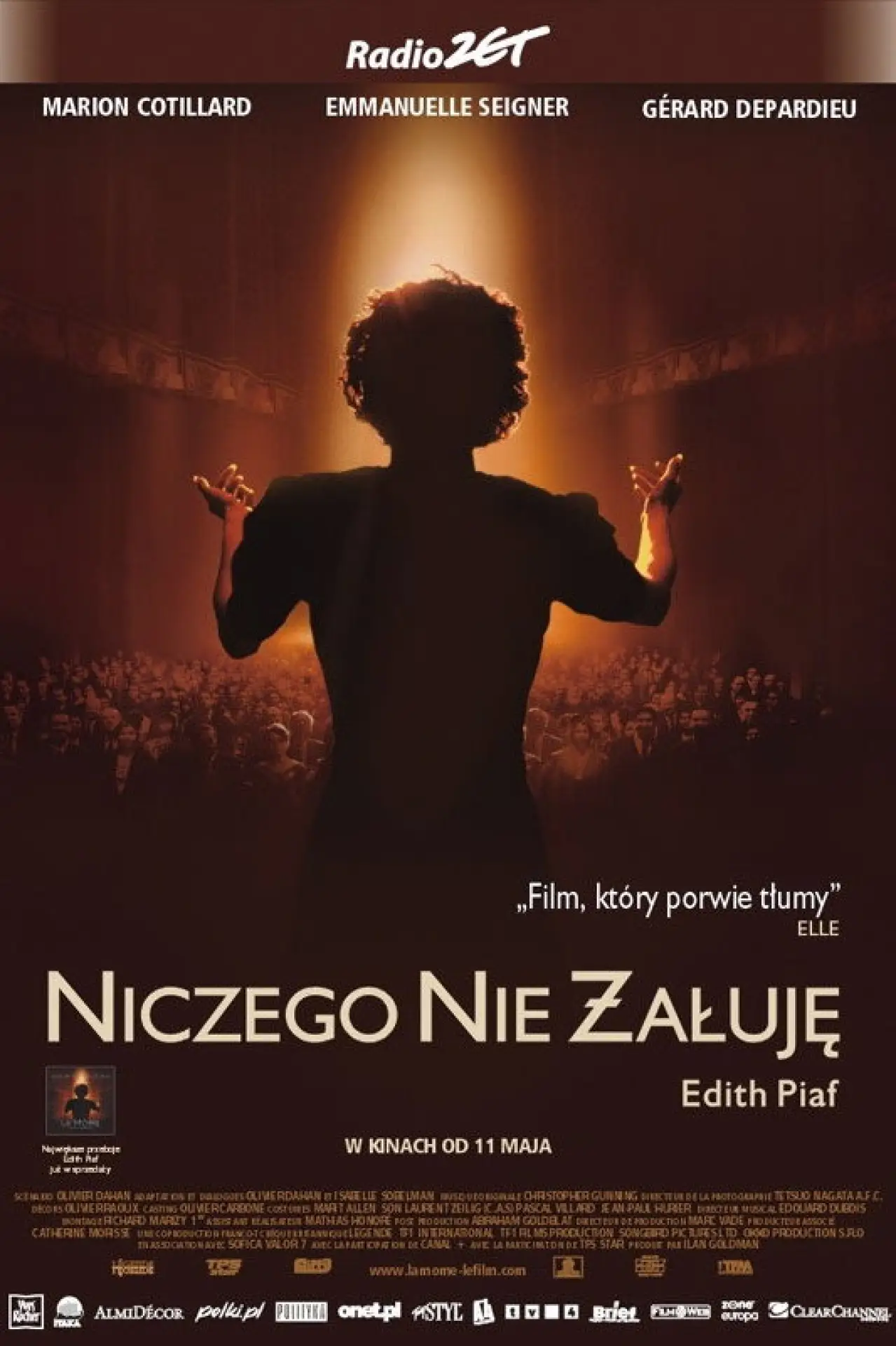 Plakat filmowy "Niczego nie żałuję - Edith Piaf"