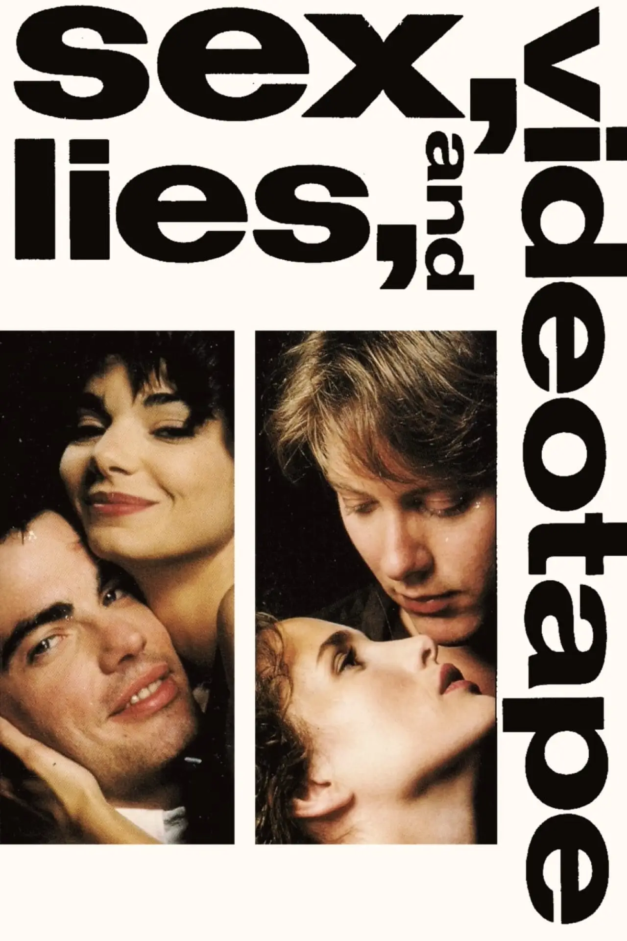 Plakat filmowy "Seks, kłamstwa i kasety wideo"
