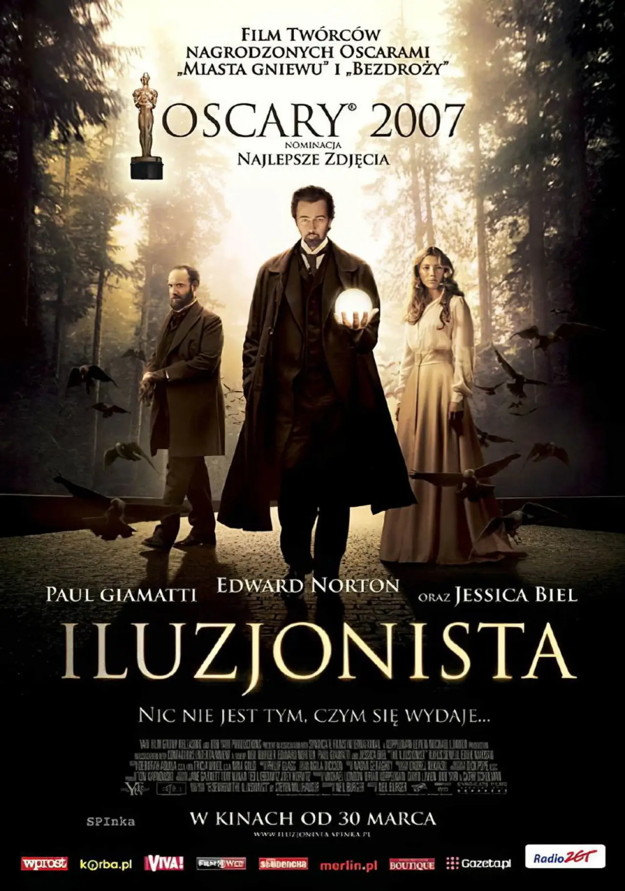 Plakat filmowy "Iluzjonista"