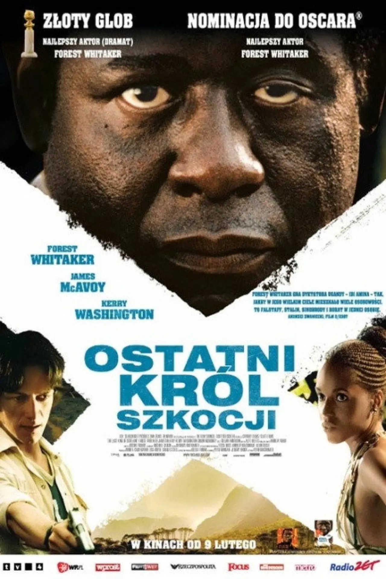 Plakat filmowy "Ostatni król Szkocji"