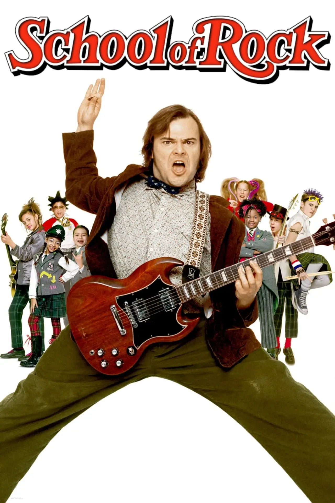 Plakat filmowy "Szkoła rocka"