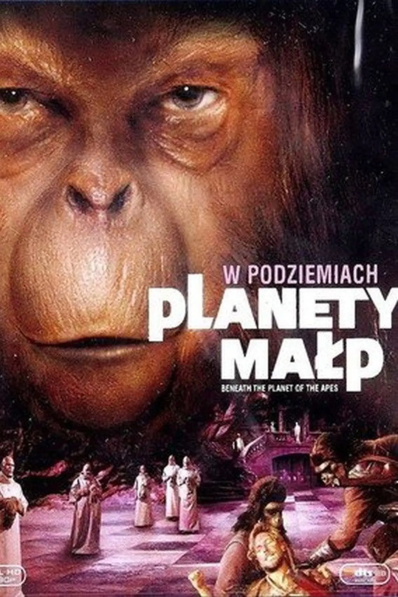 Plakat filmowy "W podziemiach Planety Małp"