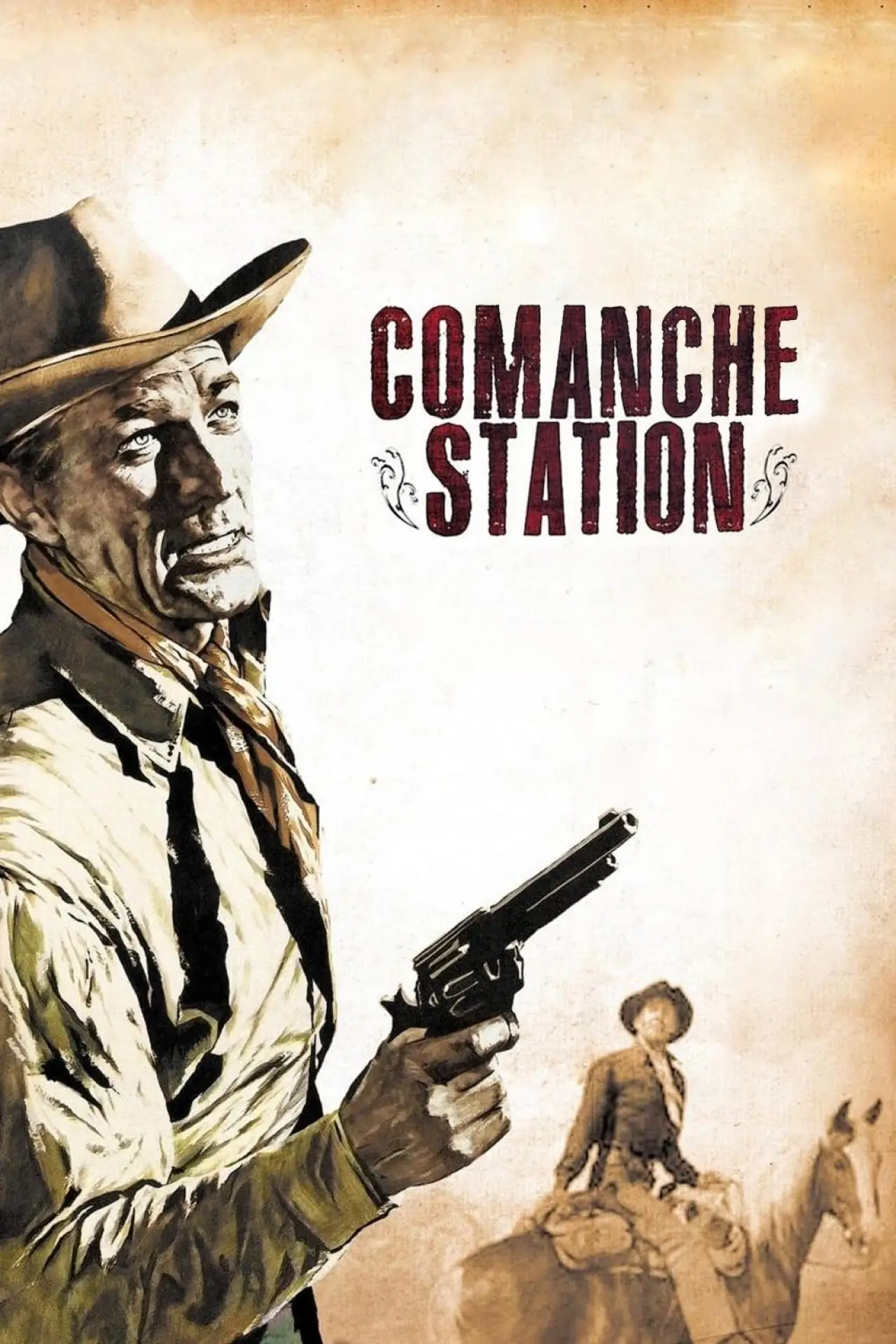 Plakat filmowy "Porwana przez Komanczów"