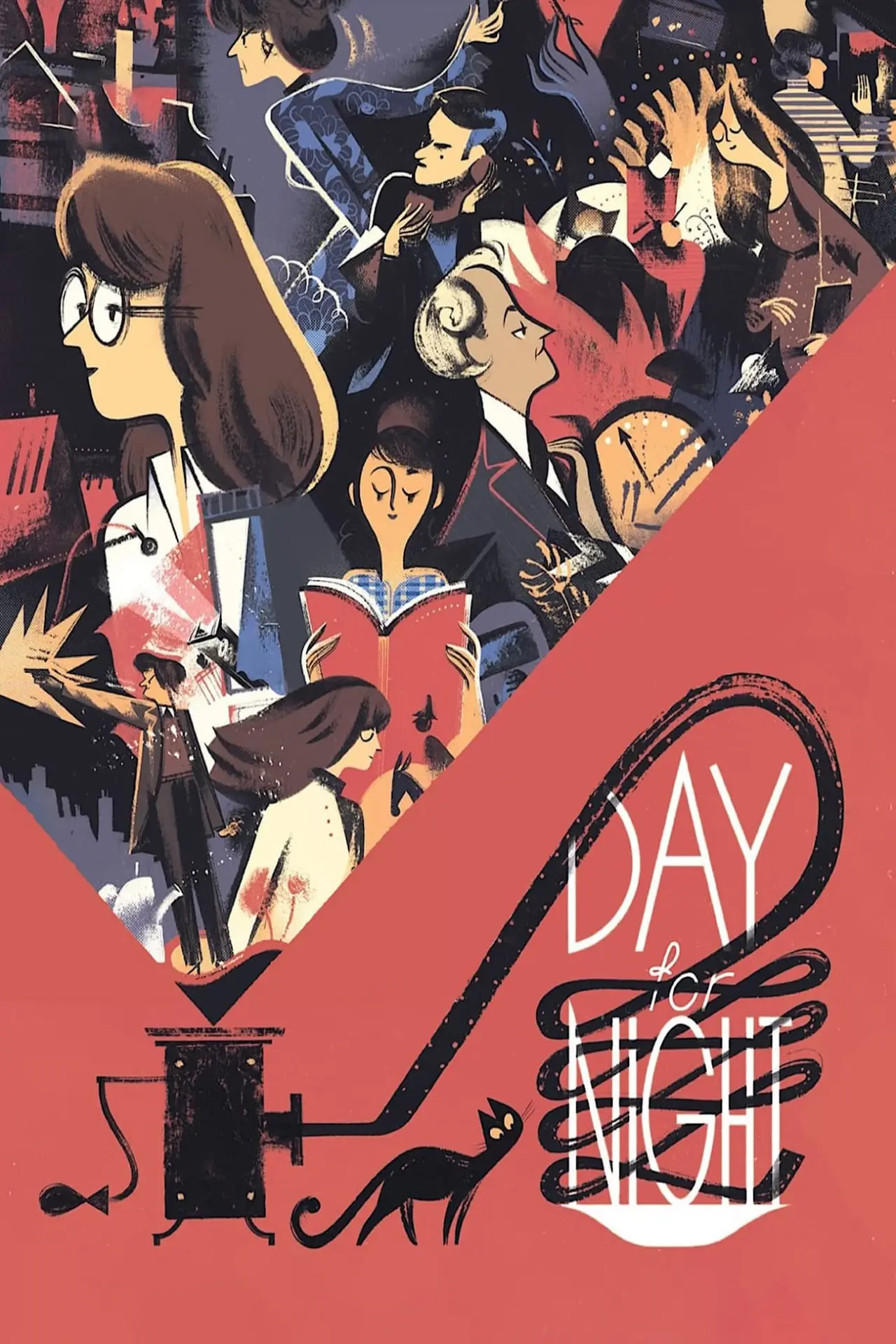Plakat filmowy "Noc amerykańska"