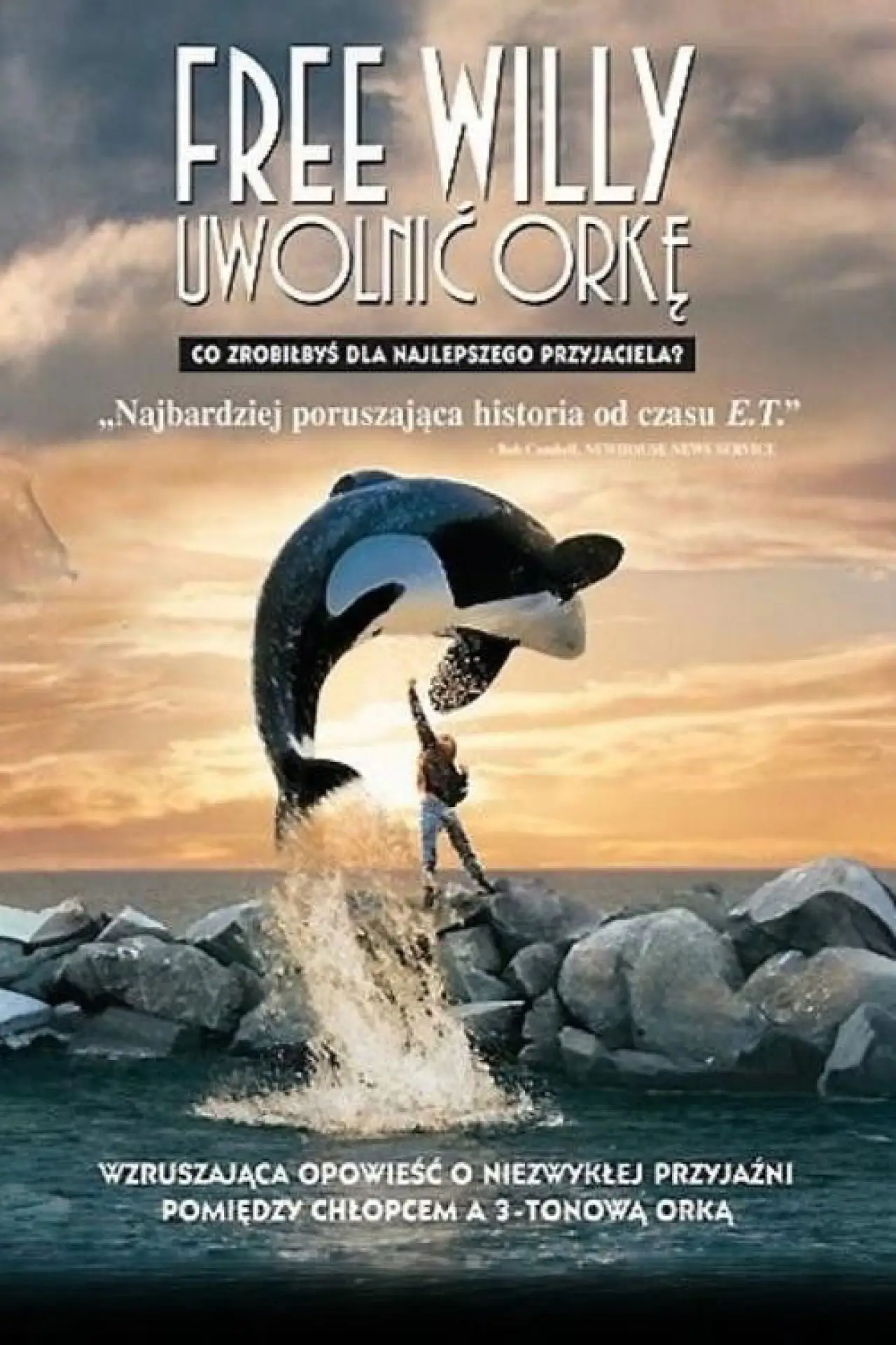Plakat filmowy "Uwolnić orkę"