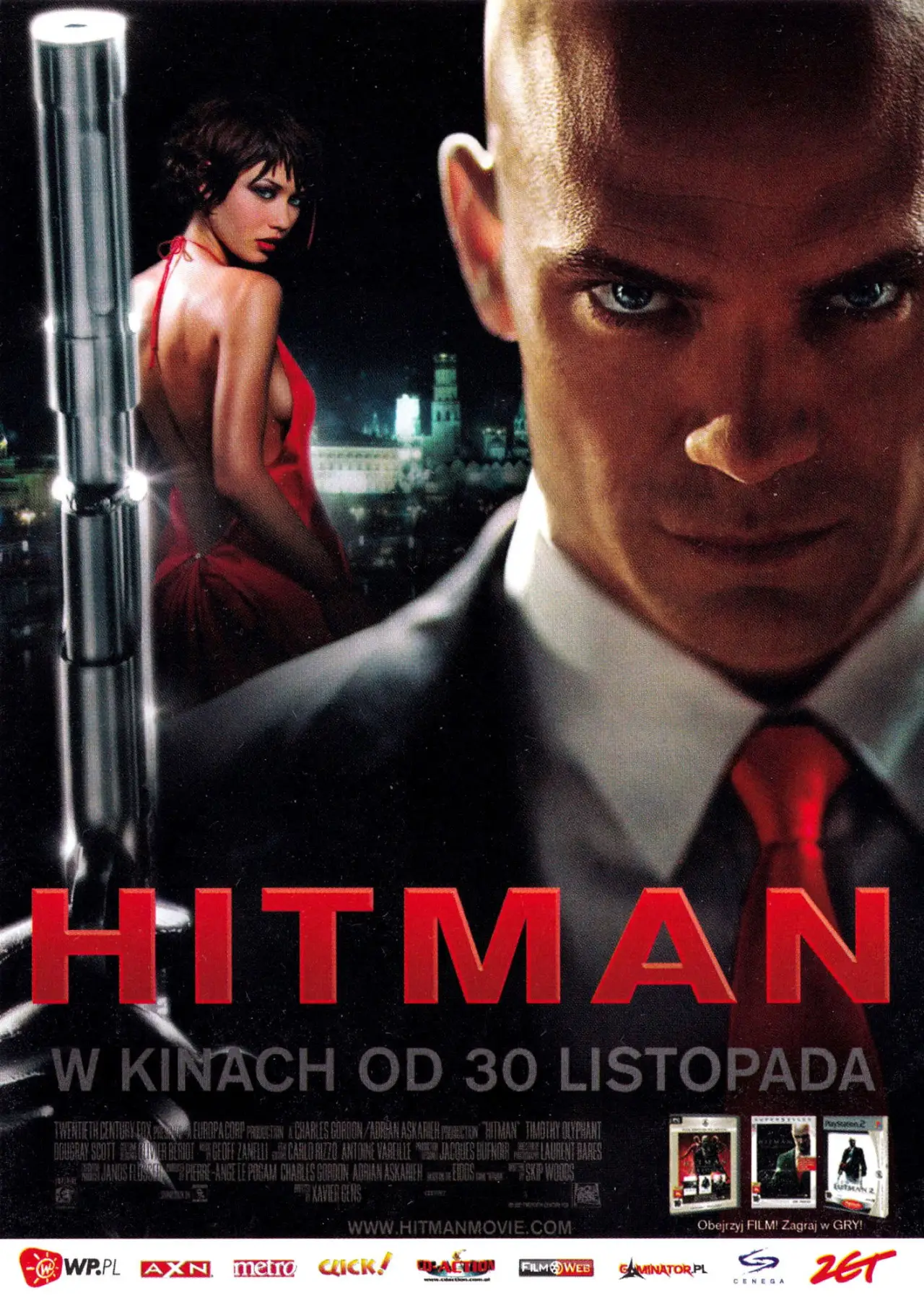 Plakat filmowy "Hitman"
