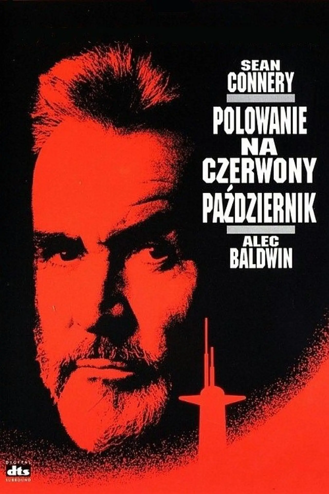 Plakat filmowy "Polowanie na Czerwony Październik"