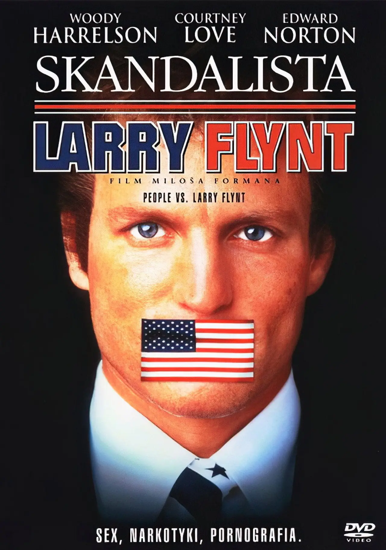 Plakat filmowy "Skandalista Larry Flynt"