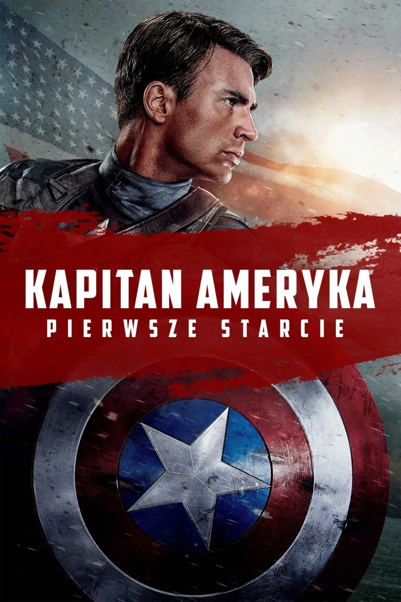 Plakat filmowy "Kapitan Ameryka: Pierwsze starcie"