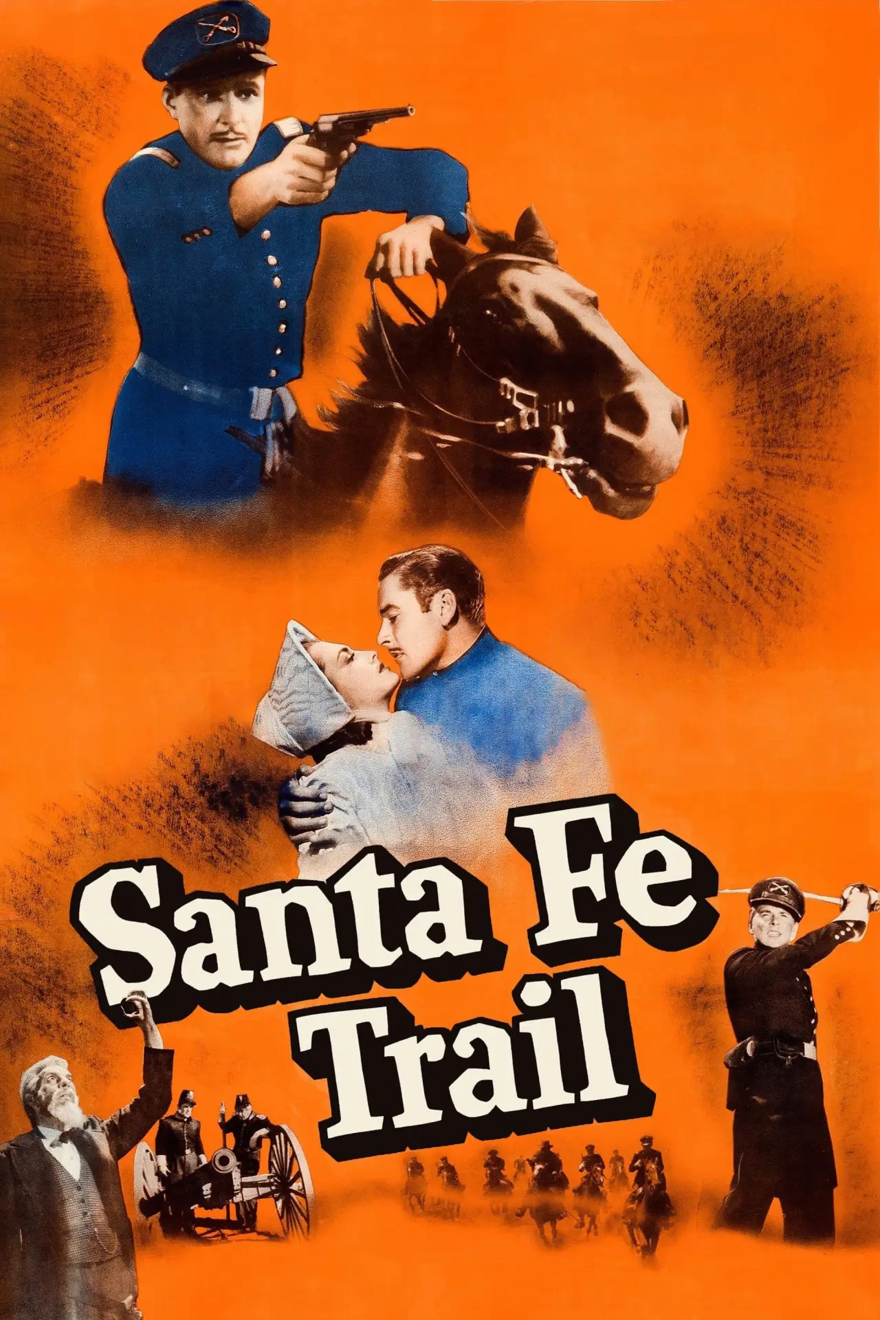 Plakat filmowy "Szlak do Santa Fe"