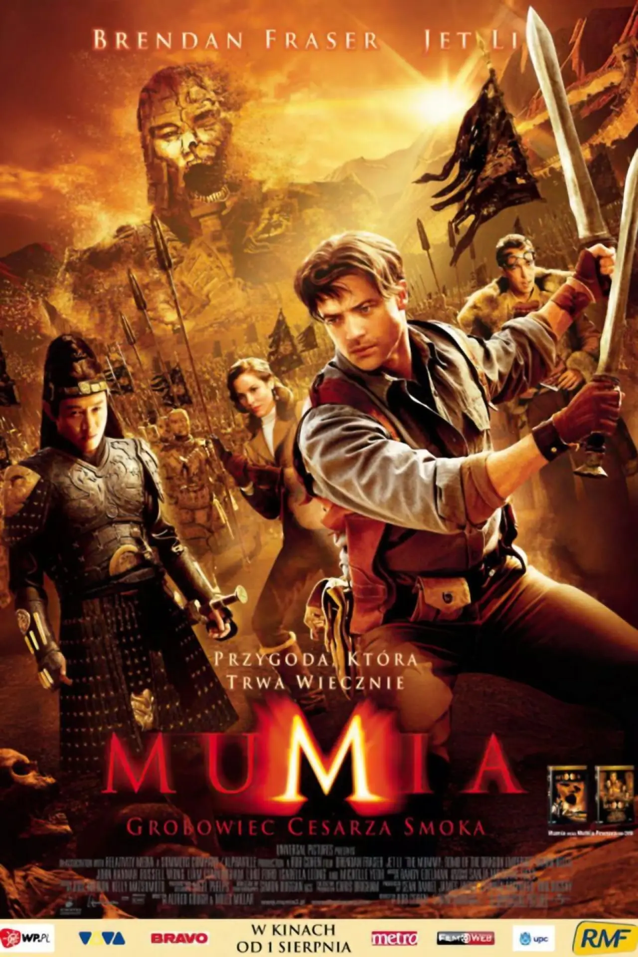 Plakat filmowy "Mumia: Grobowiec Cesarza Smoka"
