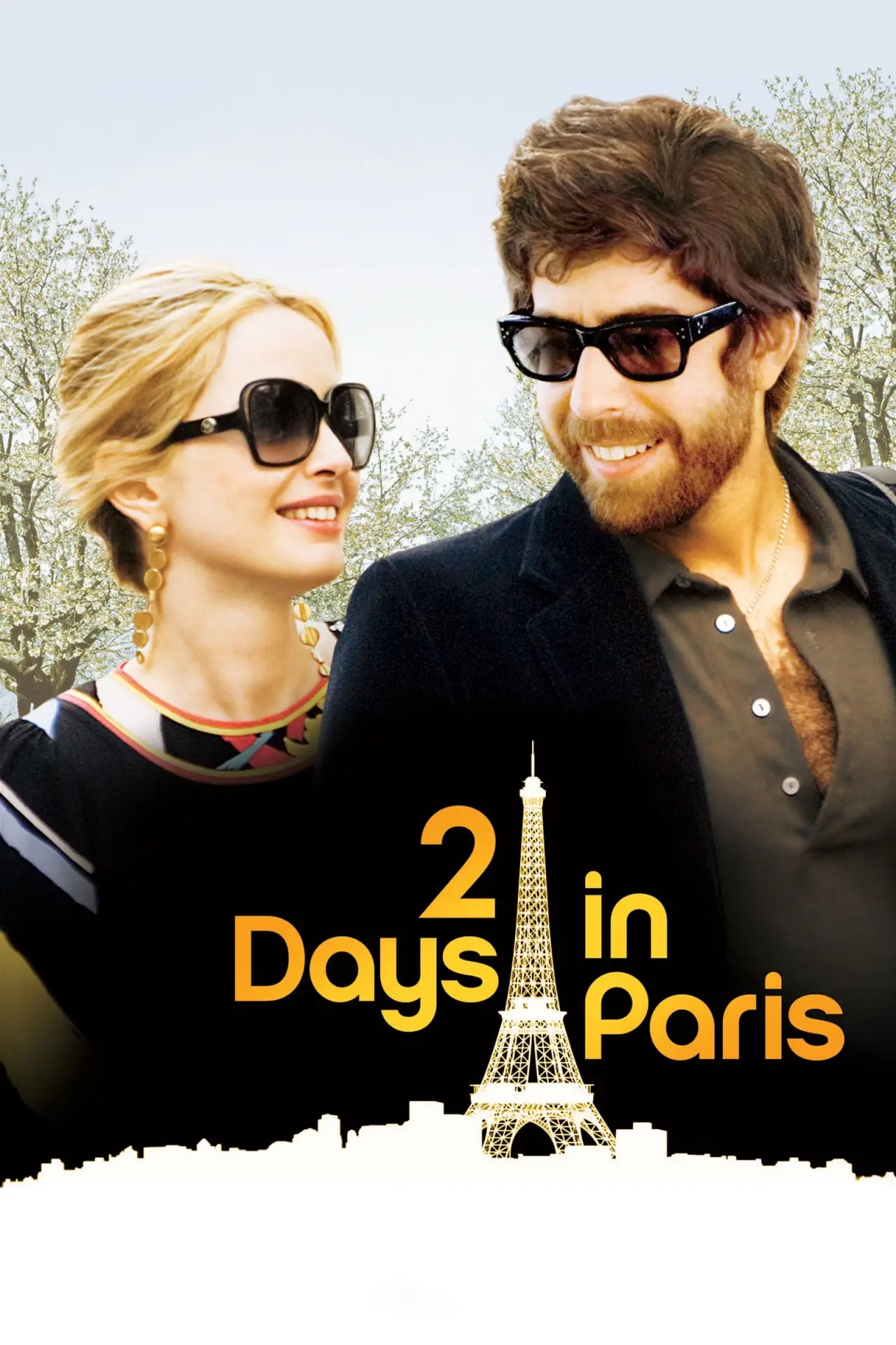 Plakat filmowy "Dwa dni w Paryżu"