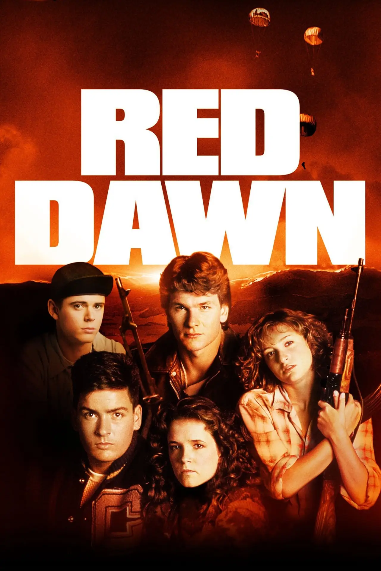 Plakat filmowy "Czerwony świt"