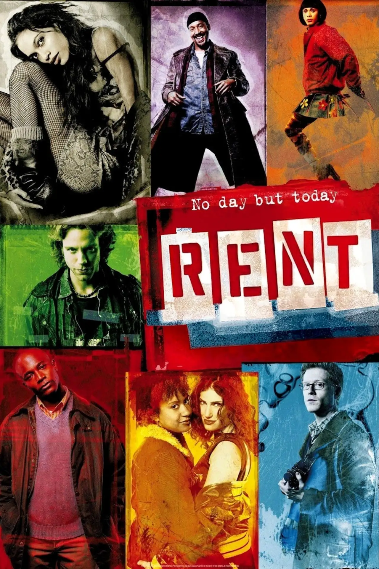 Plakat filmowy "Rent"