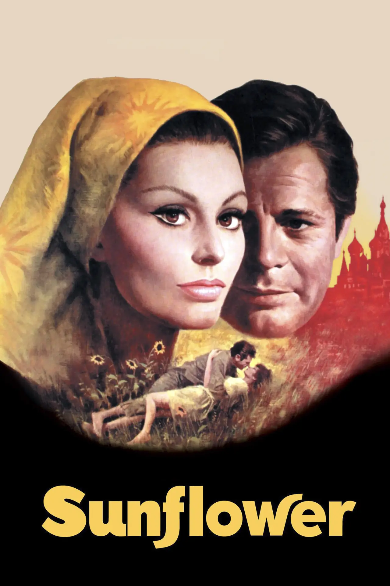 Plakat filmowy "Słoneczniki"