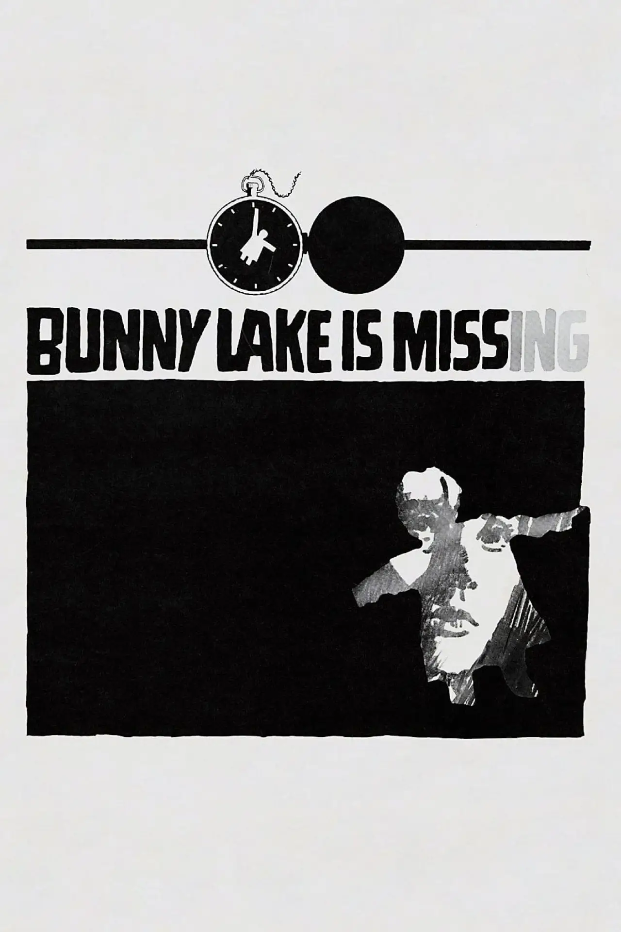Plakat filmowy "Bunny Lake zaginęła"