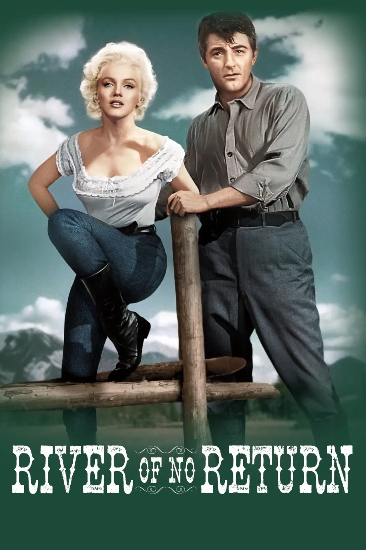 Plakat filmowy "Rzeka bez powrotu"