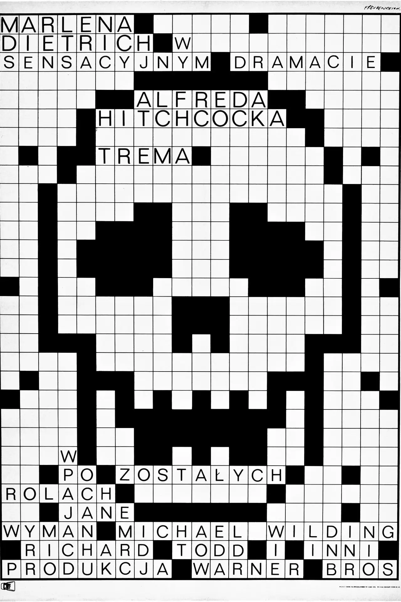 Plakat filmowy "Trema"