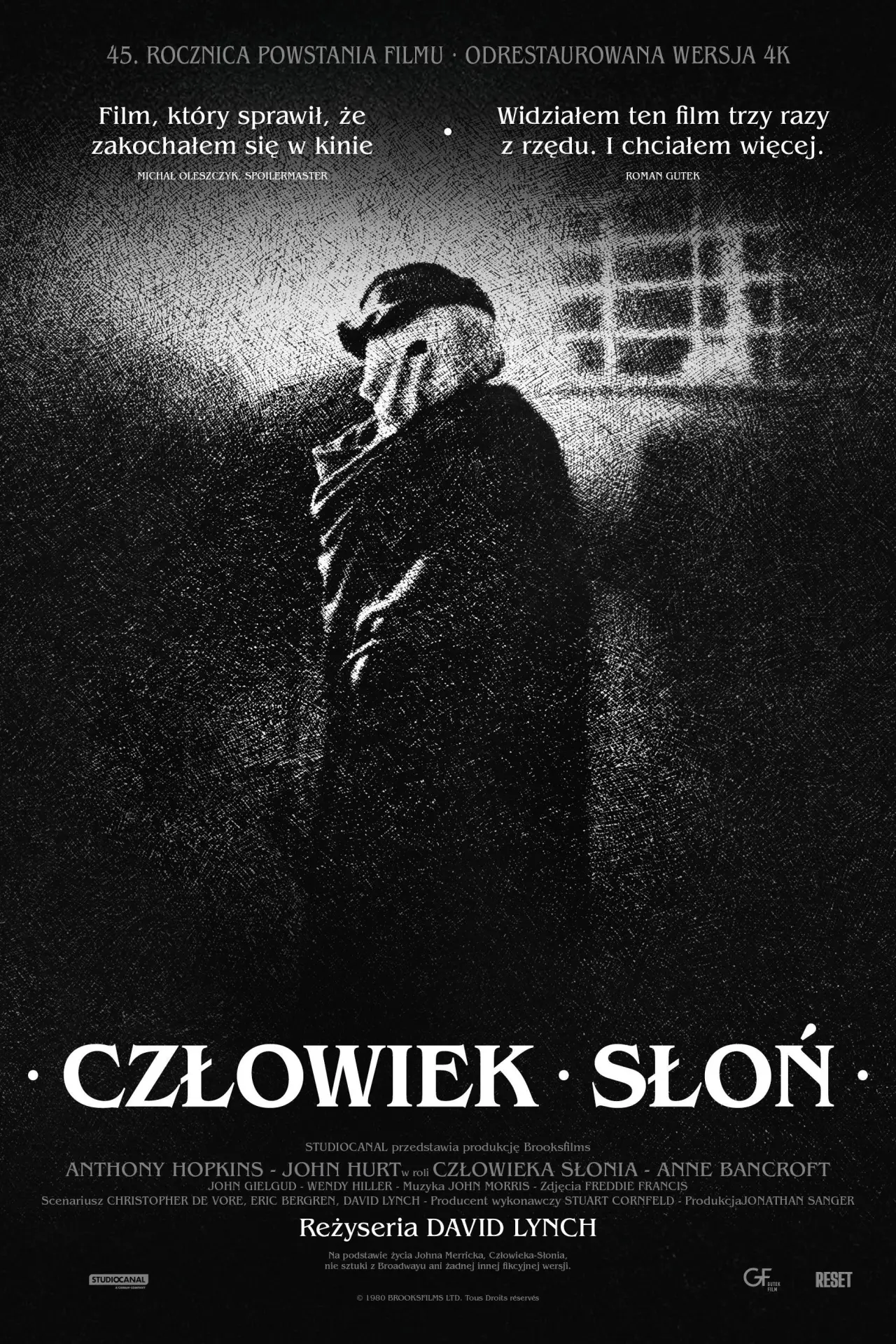 Plakat filmowy "Człowiek słoń"