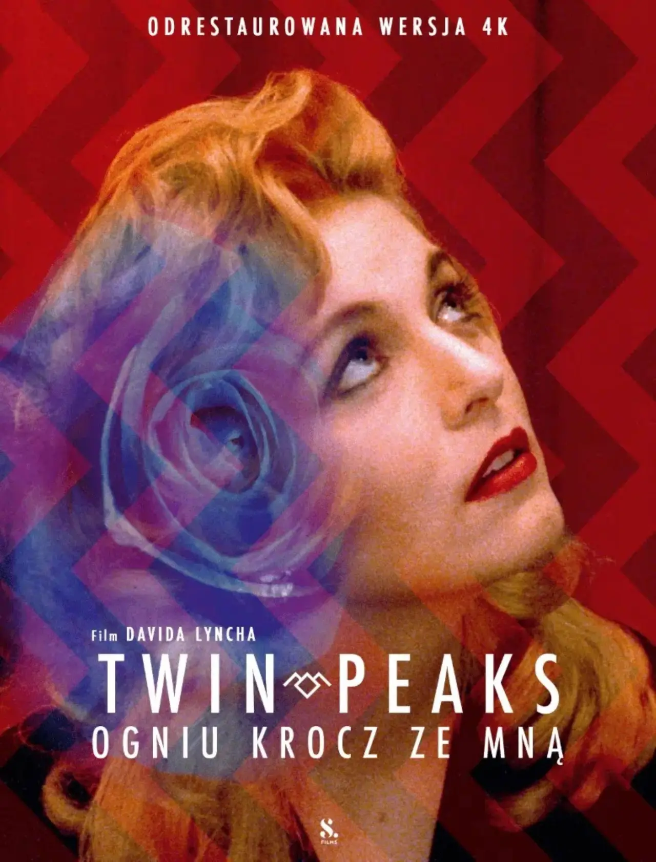Plakat filmowy "Miasteczko Twin Peaks: Ogniu krocz za mną"