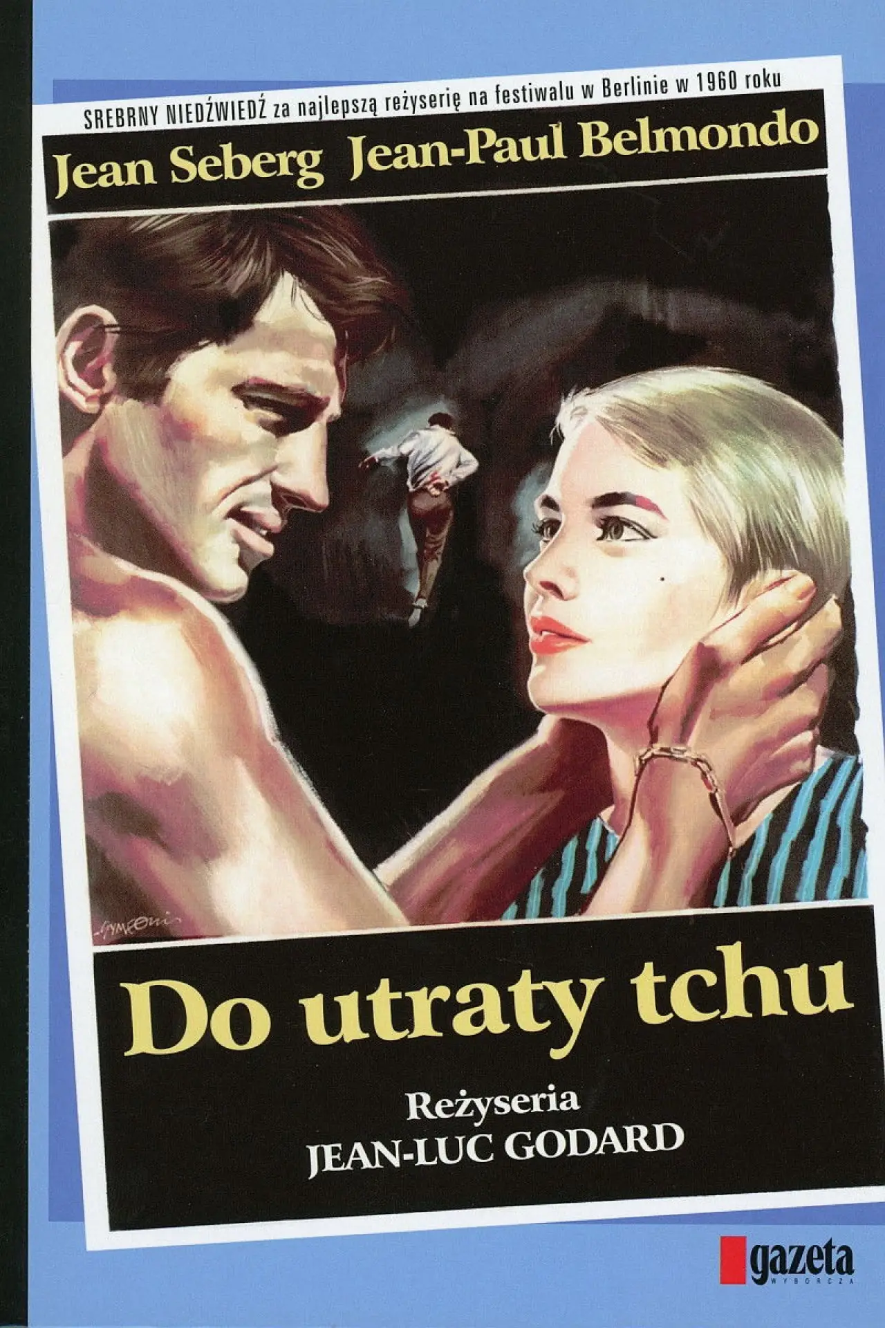 Plakat filmowy "Do utraty tchu"
