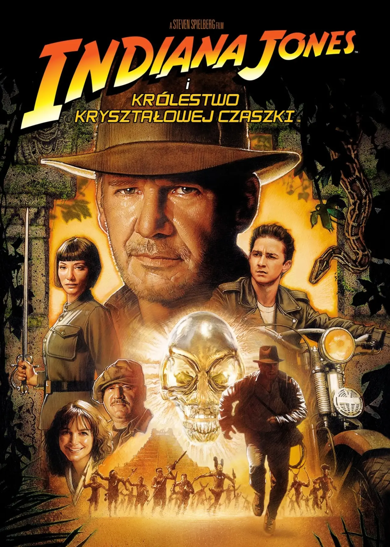 Plakat filmowy "Indiana Jones i Królestwo Kryształowej Czaszki"