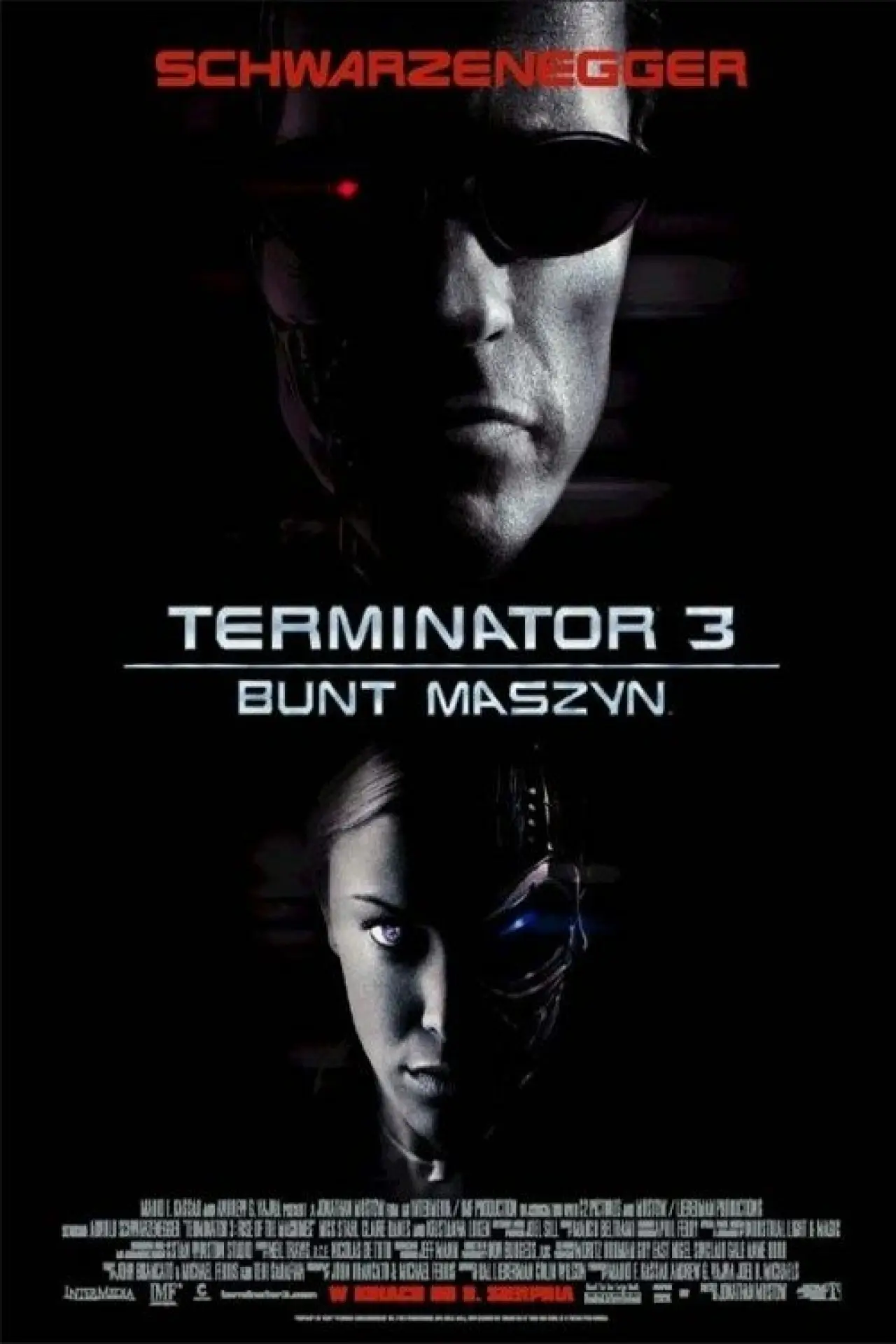 Plakat filmowy "Terminator 3. Bunt maszyn"