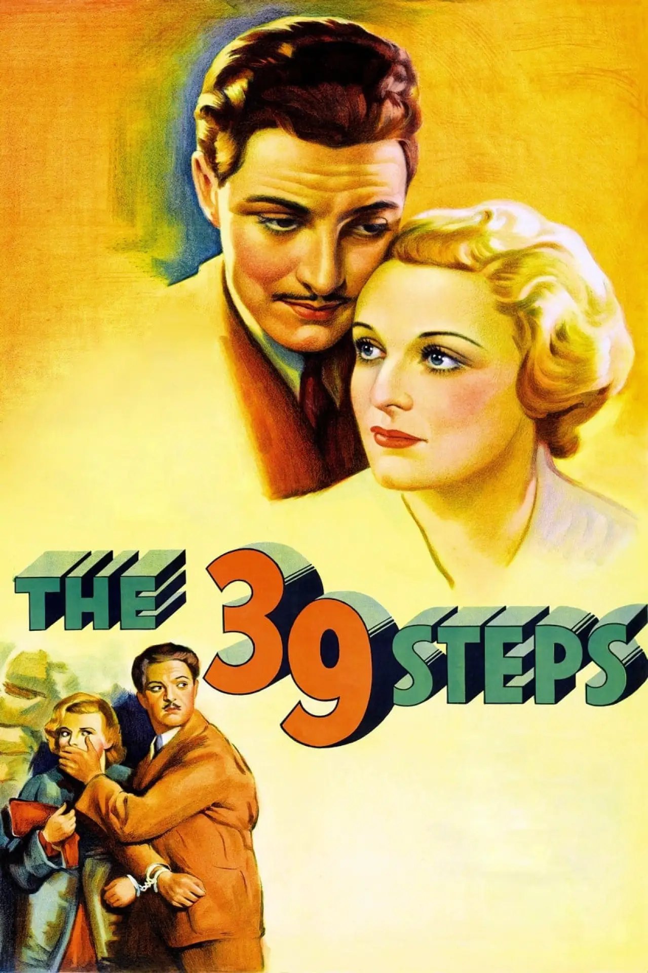 Plakat filmowy "39 kroków"