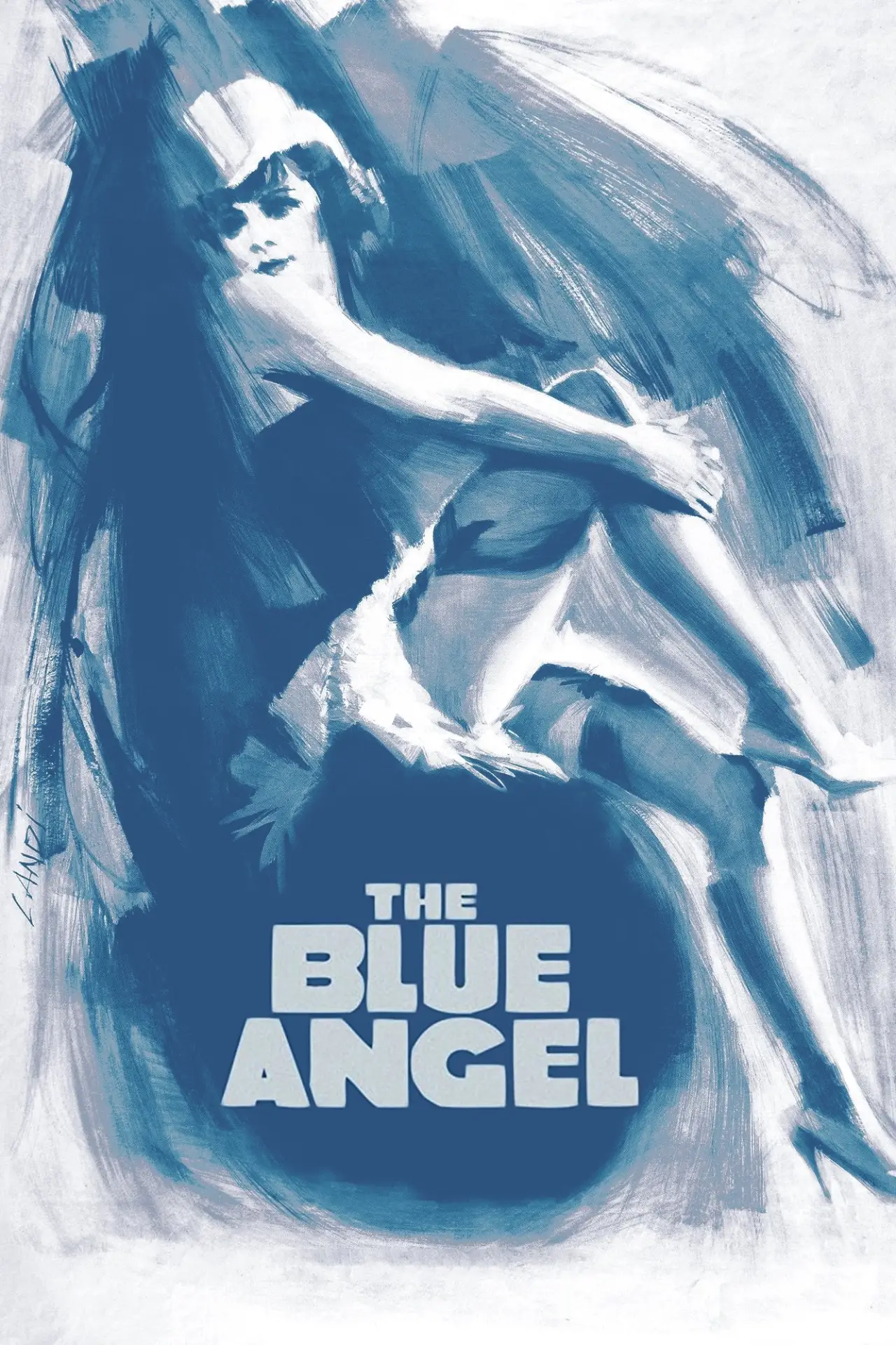 Plakat filmowy "Błękitny anioł"