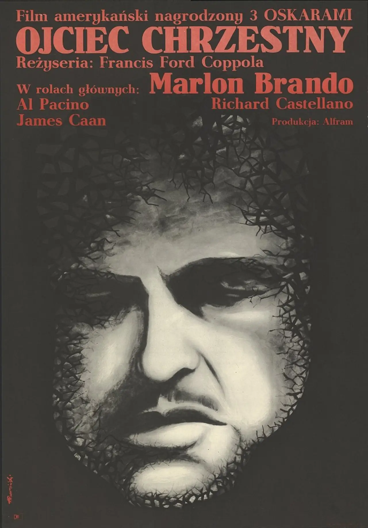 Plakat filmowy "Ojciec chrzestny"